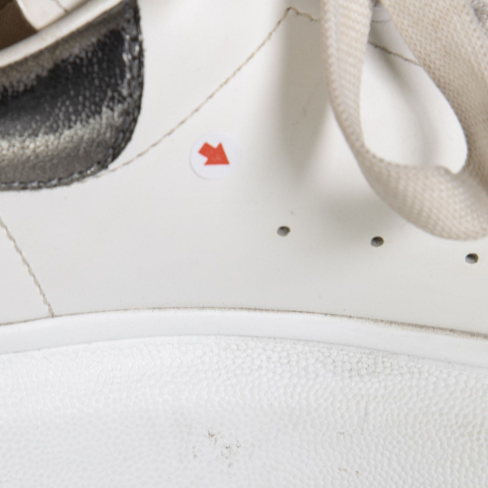 Alexander McQueen White Oversized Leather Trainers Size US 6 / IT 36 - 15 Thumbnail