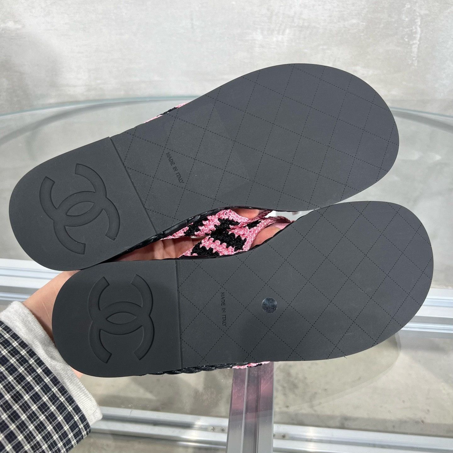 Chanel Chanel Woven CC Logo Sandals Size 36 Size US 5 / IT 35 - 8 Thumbnail