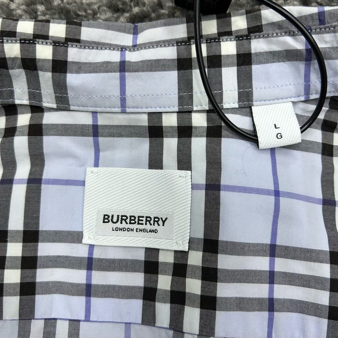 Burberry Burberry Check Button Up Shirt Size L Size US L / EU 52-54 / 3 - 4 Thumbnail