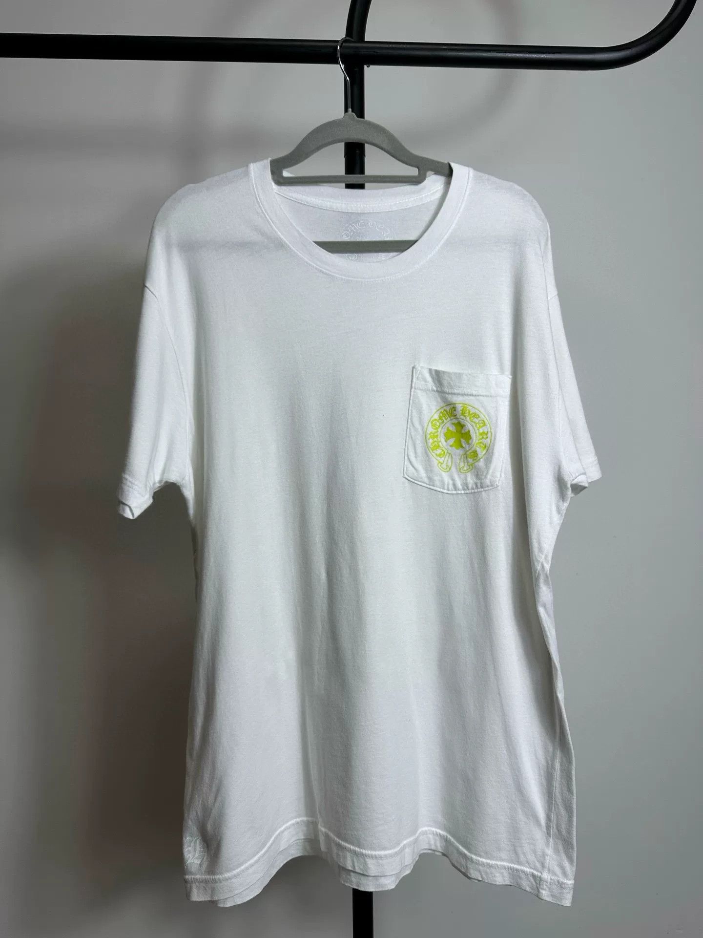 Chrome Hearts Chrome Hearts Neon Green Logo T-Shirt Size L Size US L / EU 52-54 / 3 - 2 Thumbnail