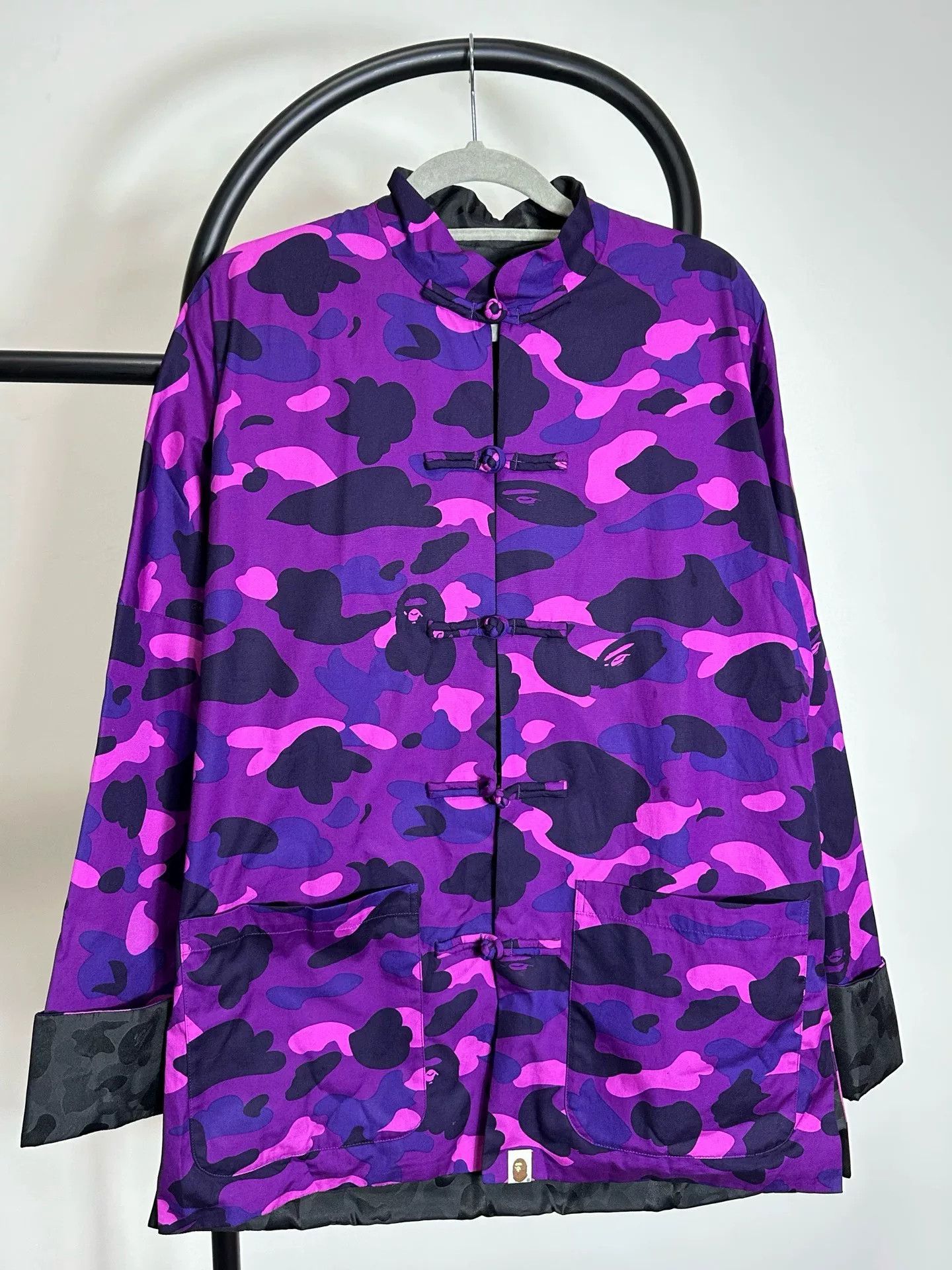 Bape A Bathing Ape Purple Camo Tang Jacket Size L Size US L / EU 52-54 / 3 - 2 Thumbnail