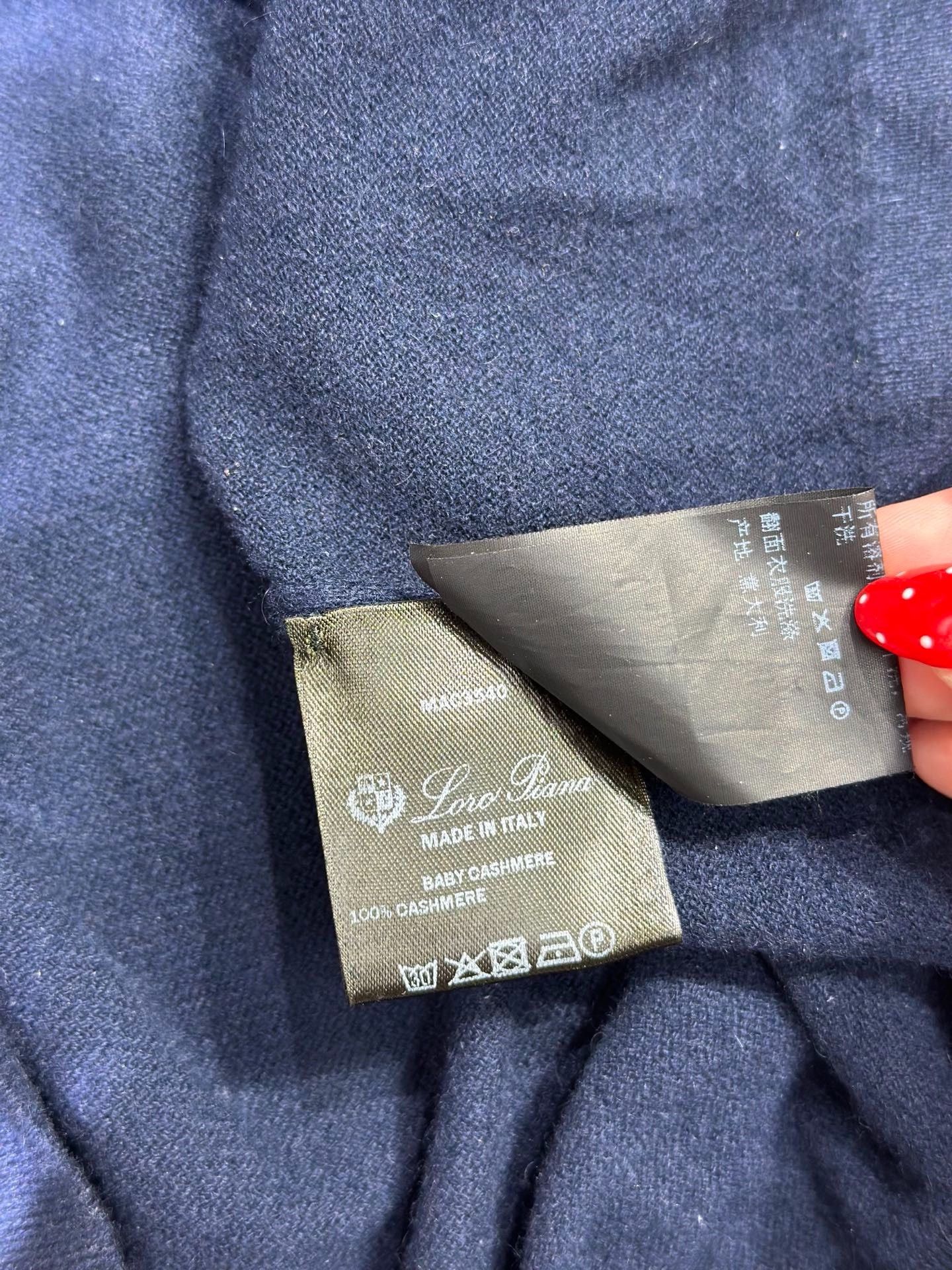 Loro Piana Loro Piana Baby Cashmere Long Sleeve Polo Size 50 Size US M / EU 48-50 / 2 - 7 Thumbnail