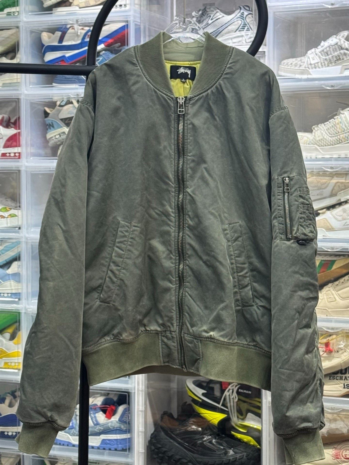 Stussy Stussy Dyed Nylon Bomber Jacket Size L Size US L / EU 52-54 / 3 - 2 Thumbnail