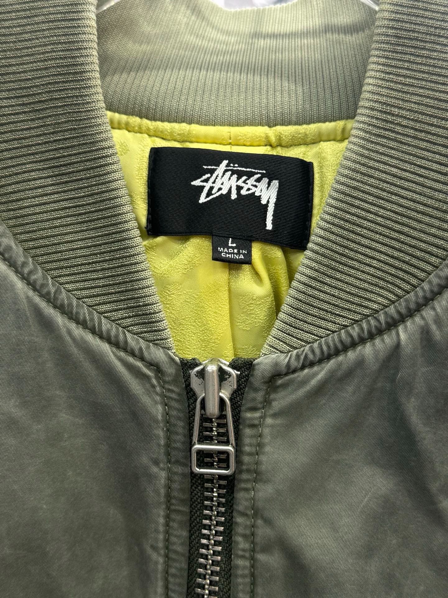 Stussy Stussy Dyed Nylon Bomber Jacket Size L Size US L / EU 52-54 / 3 - 4 Thumbnail