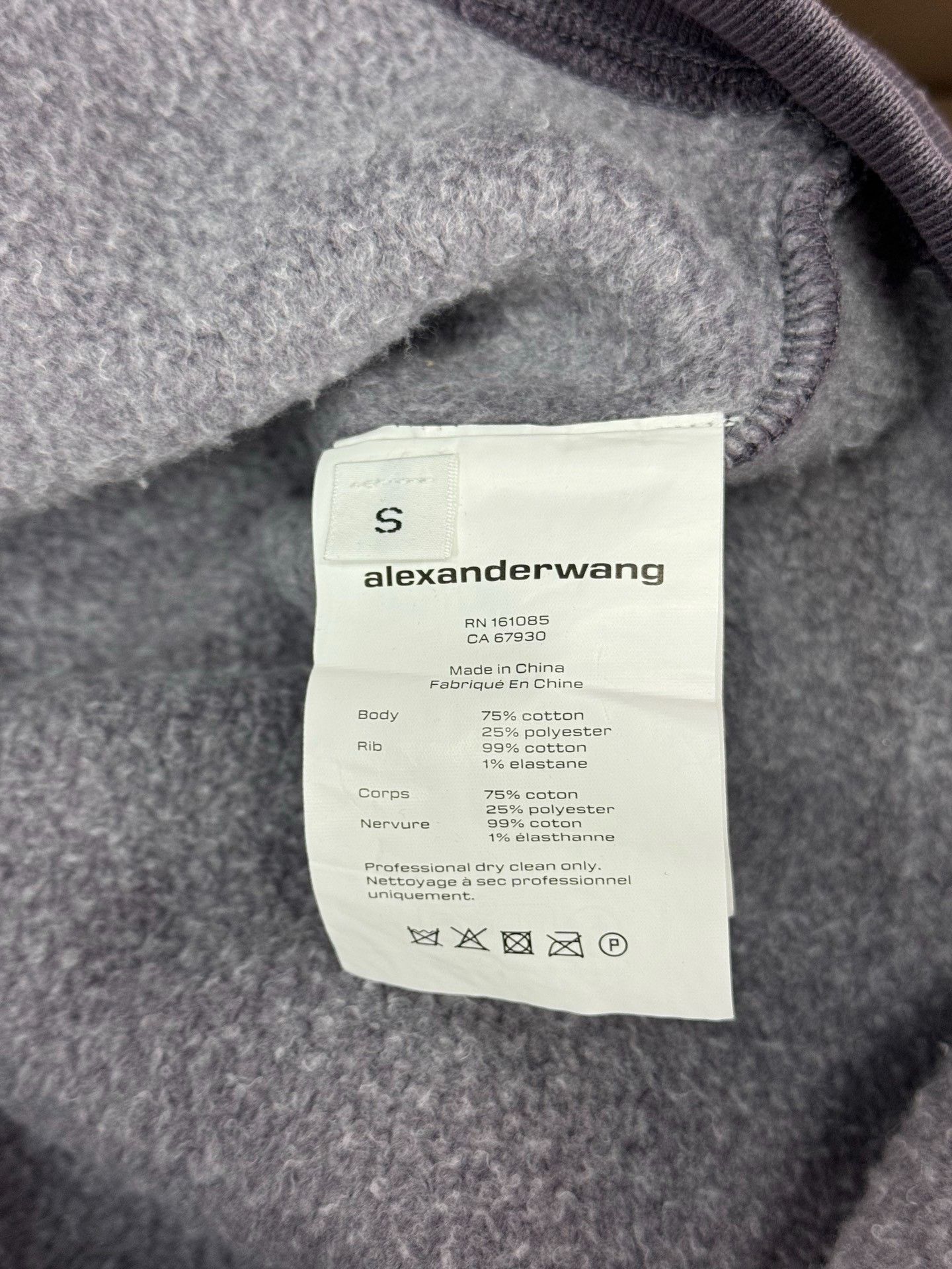 Alexander Wang Alexander Wang Crystal Embellished Zip Hoodie Size S Size US S / EU 44-46 / 1 - 6 Thumbnail