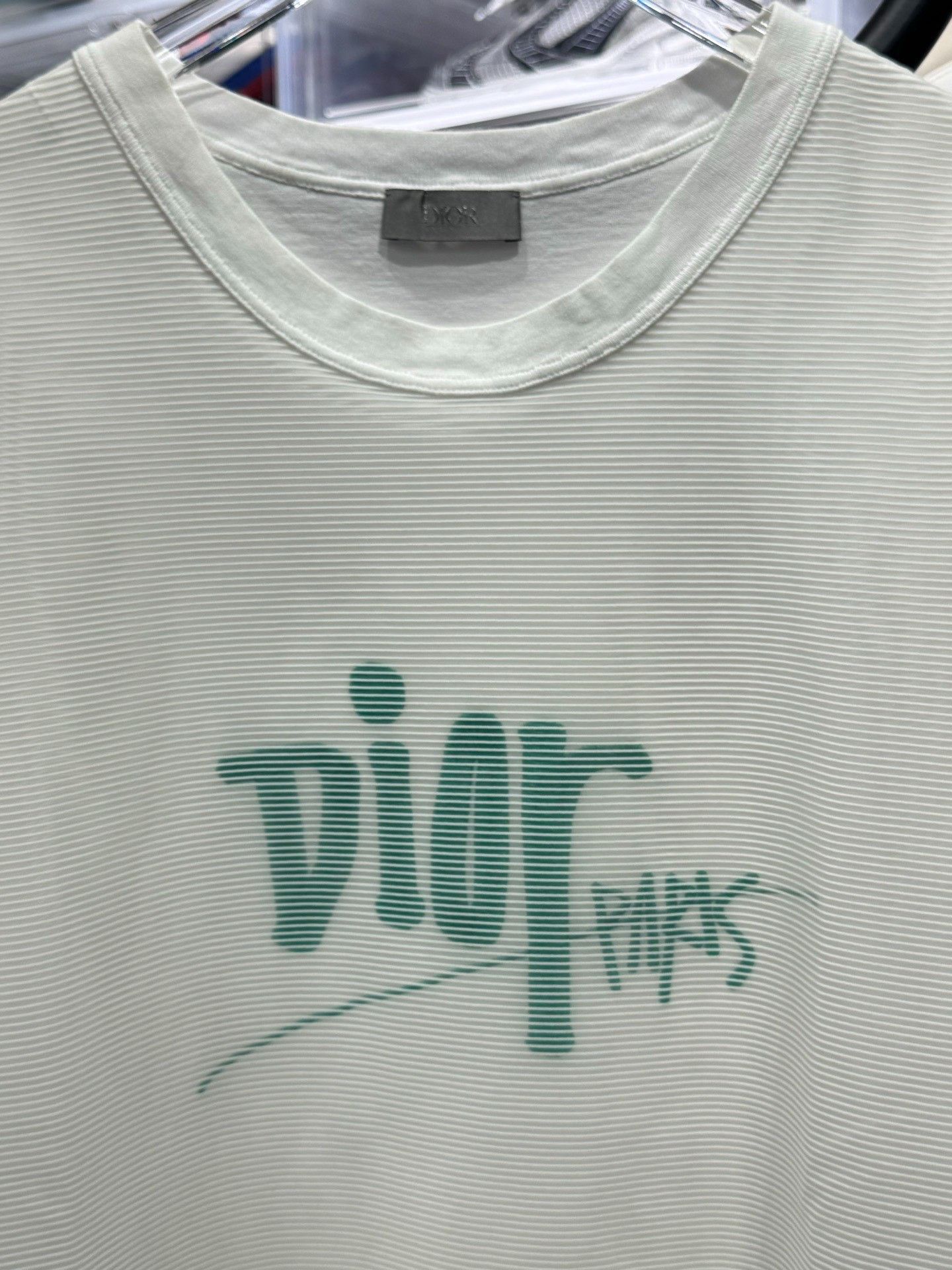 Dior Dior x Stussy Logo T-Shirt Size XL Size US XL / EU 56 / 4 - 5 Thumbnail