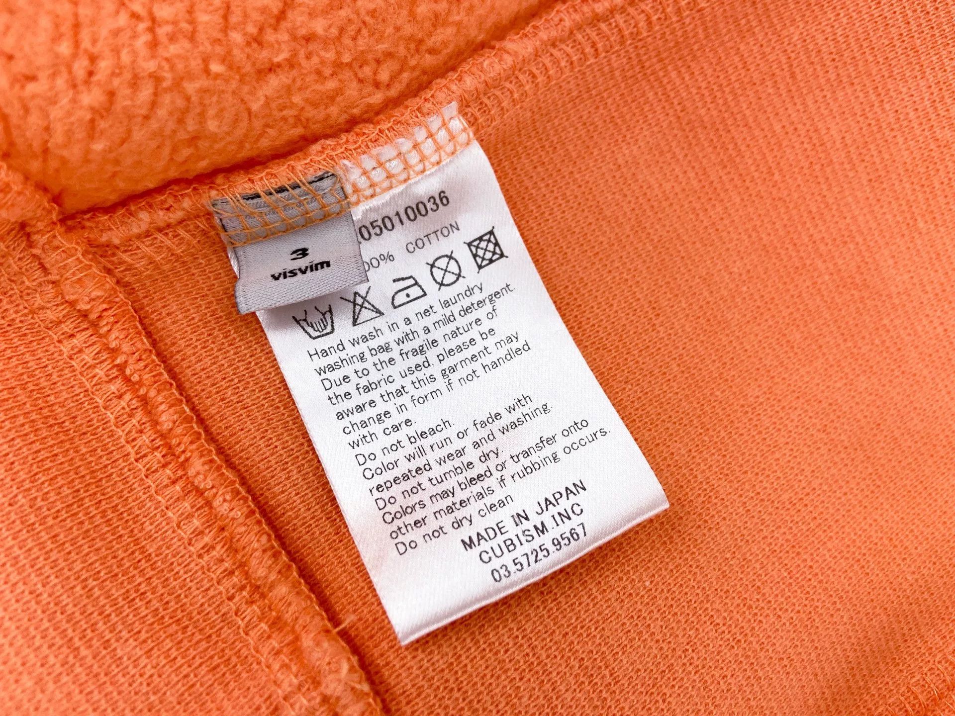 Visvim Visvim Stencil Zip Hoodie Orange Size 3 Size US L / EU 52-54 / 3 - 10 Thumbnail