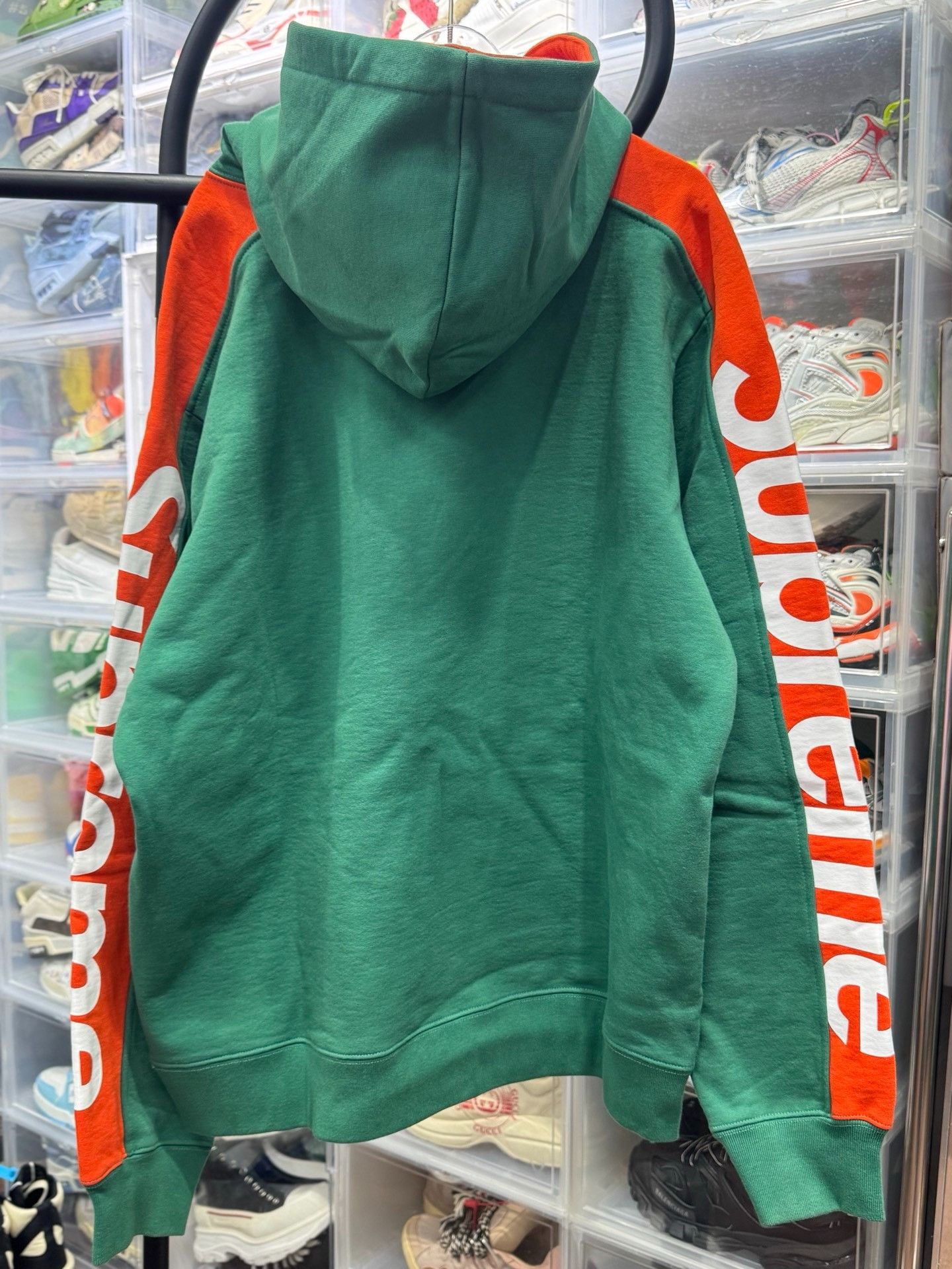Supreme Supreme Logo Sleeve Hoodie Size L Size US L / EU 52-54 / 3 - 3 Thumbnail