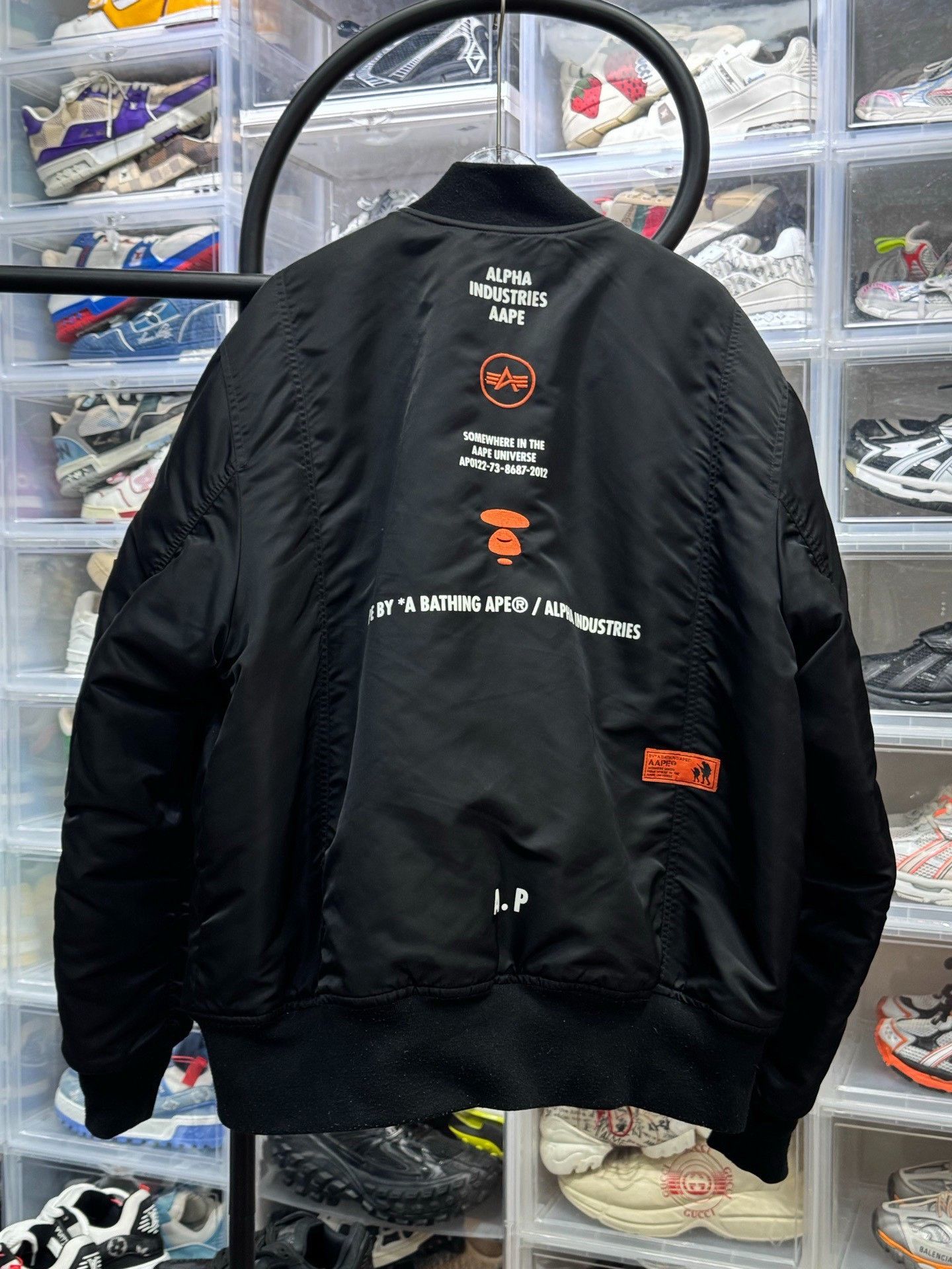 Aape × Alpha Industries Aape x Alpha Industries MA-1 Bomber Jacket Size L Size US L / EU 52-54 / 3 - 3 Thumbnail
