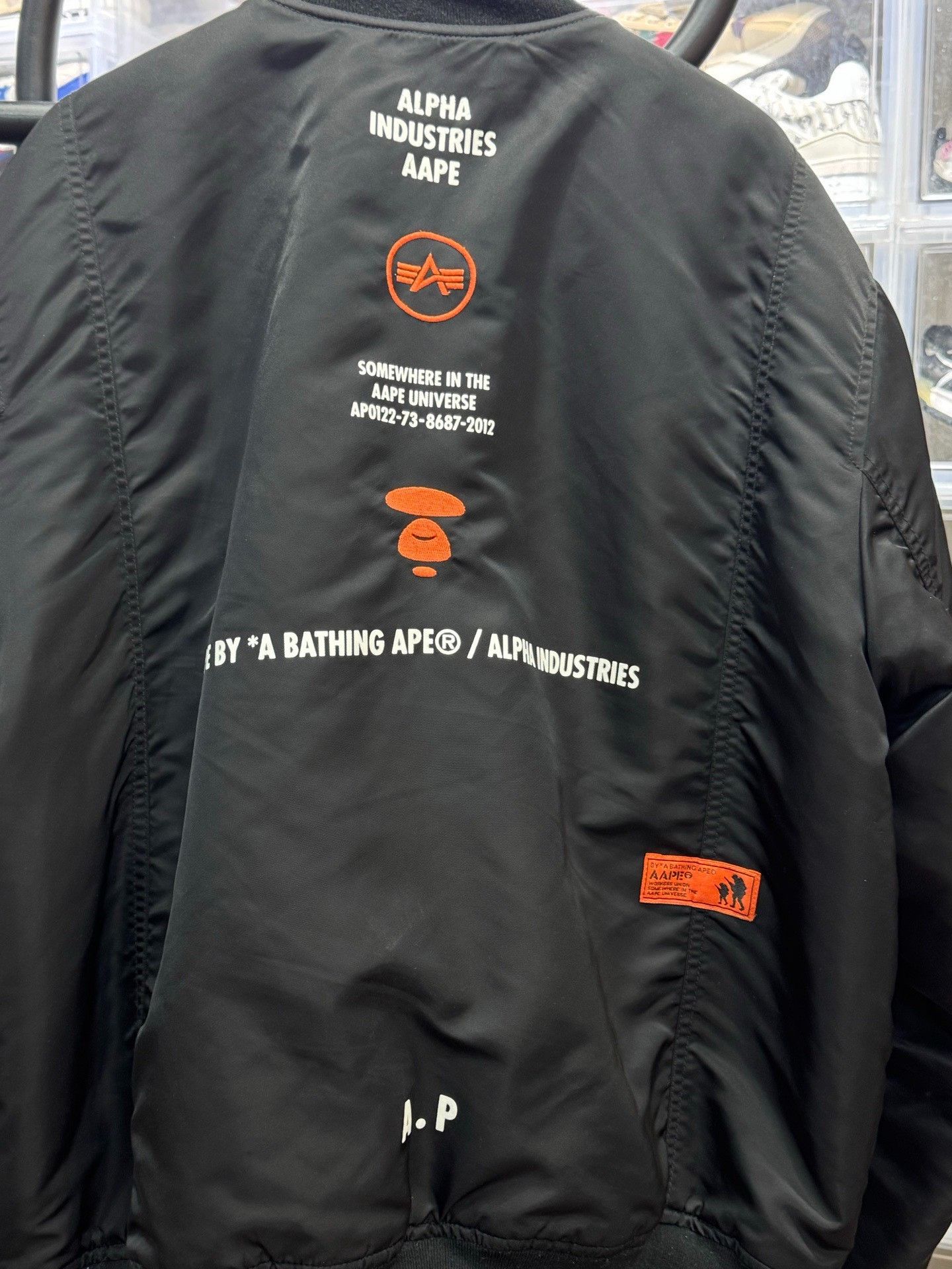 Aape × Alpha Industries Aape x Alpha Industries MA-1 Bomber Jacket Size L Size US L / EU 52-54 / 3 - 5 Thumbnail