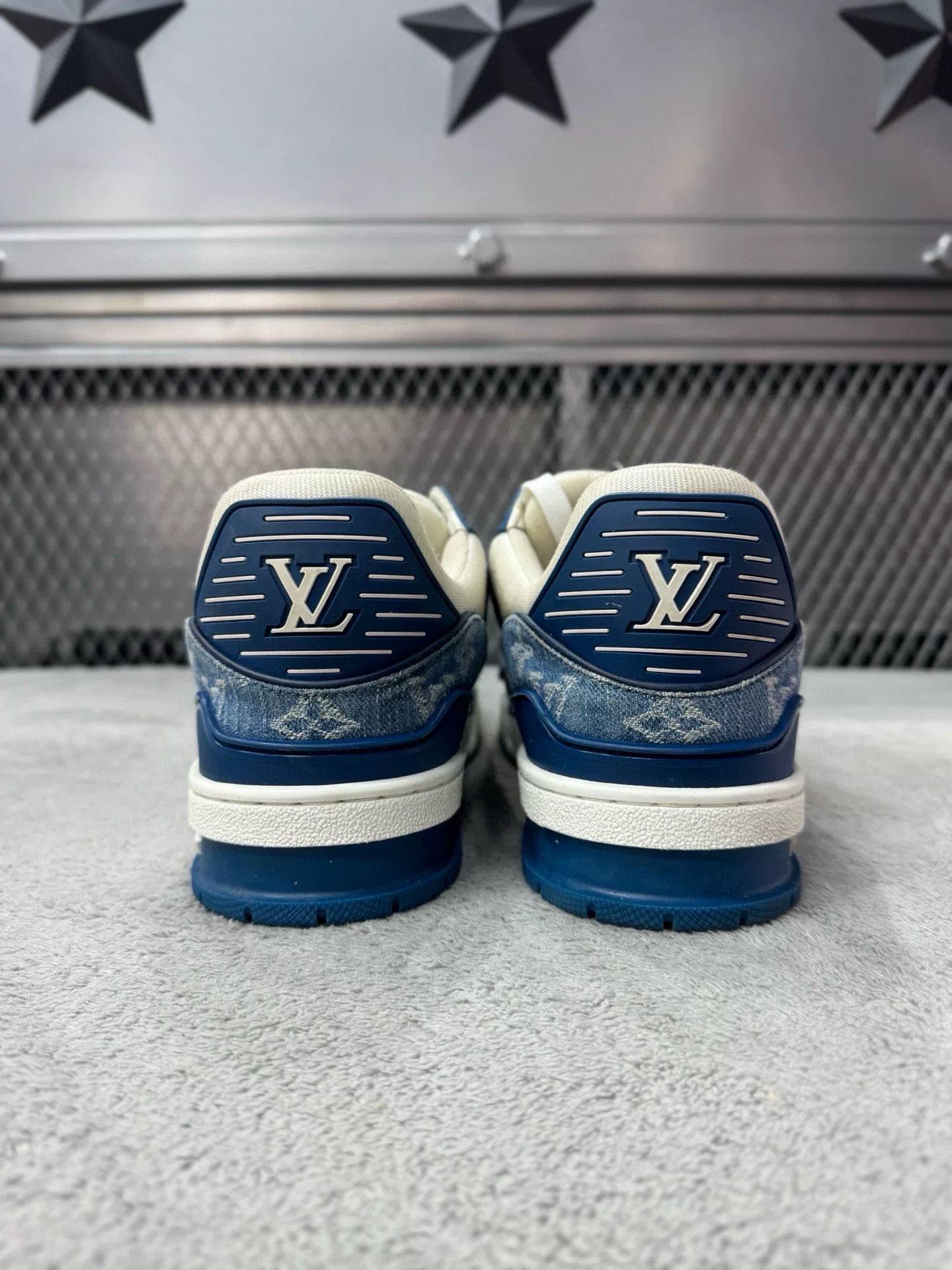 Louis Vuitton Louis Vuitton Denim Trainer Sneakers Size 8 Size US 8 / EU 41 - 7 Thumbnail
