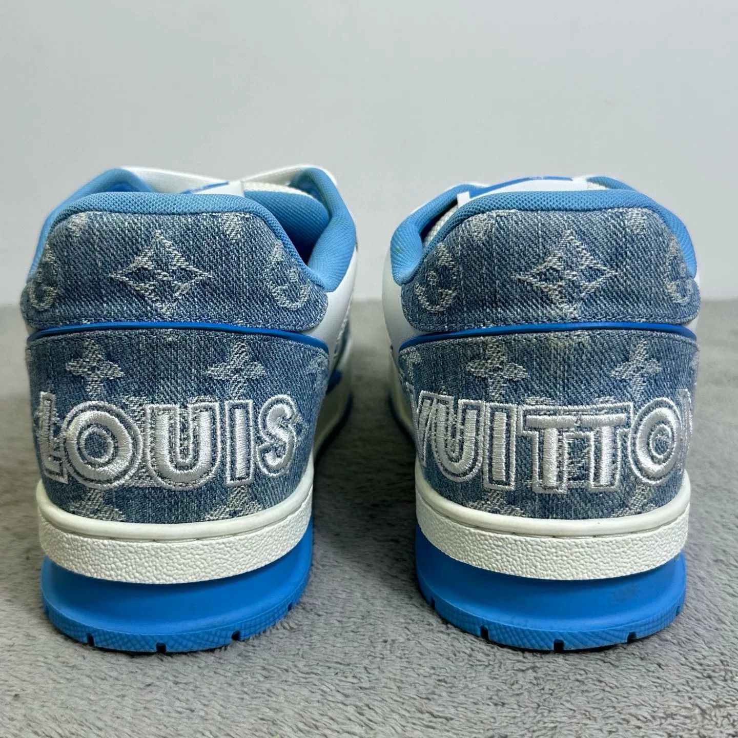 Louis Vuitton Louis Vuitton Monogram Denim Trainer Sneakers Size 7.5 Size US 7.5 / EU 40-41 - 7 Thumbnail