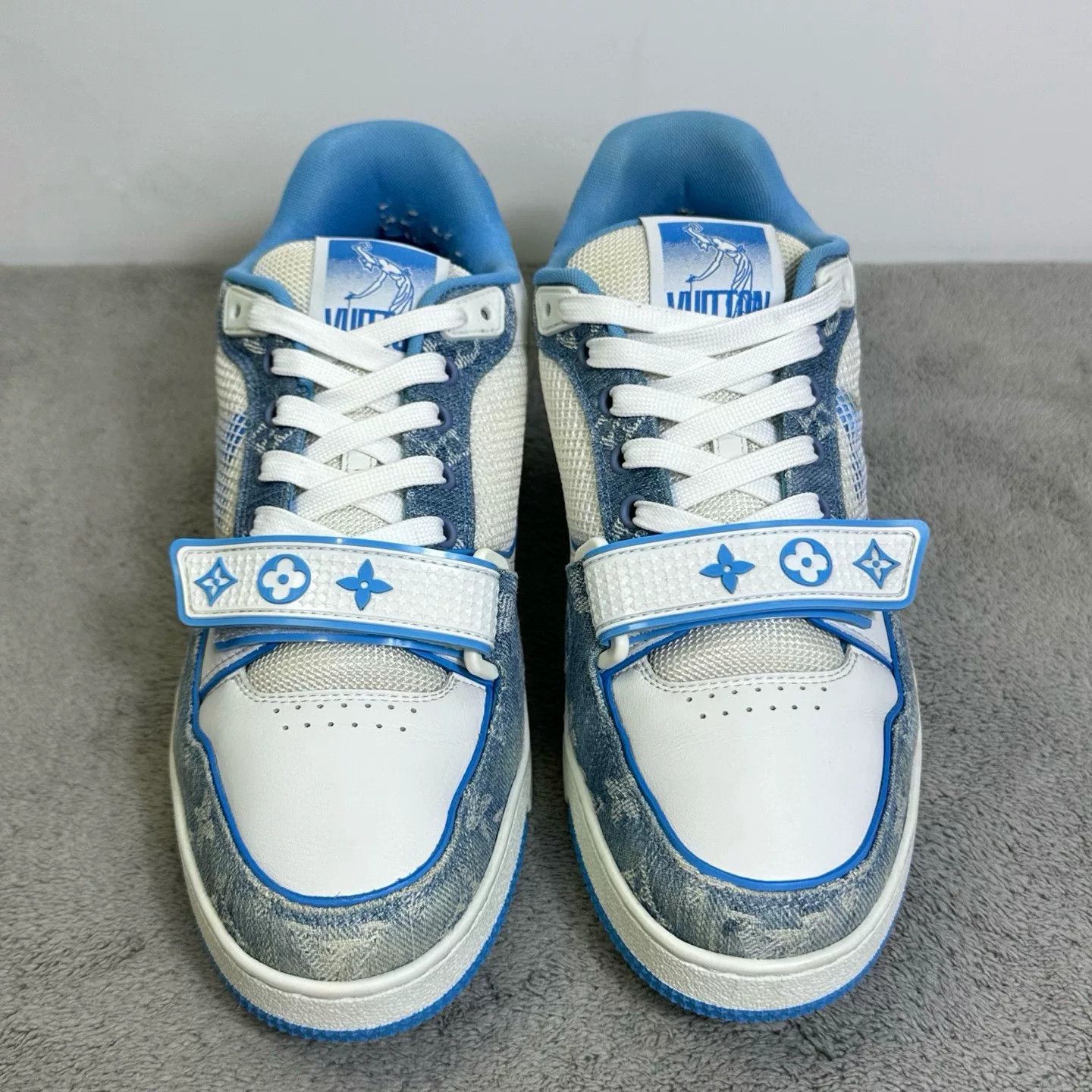 Louis Vuitton Louis Vuitton Monogram Denim Trainer Sneakers Size 7.5 Size US 7.5 / EU 40-41 - 3 Thumbnail
