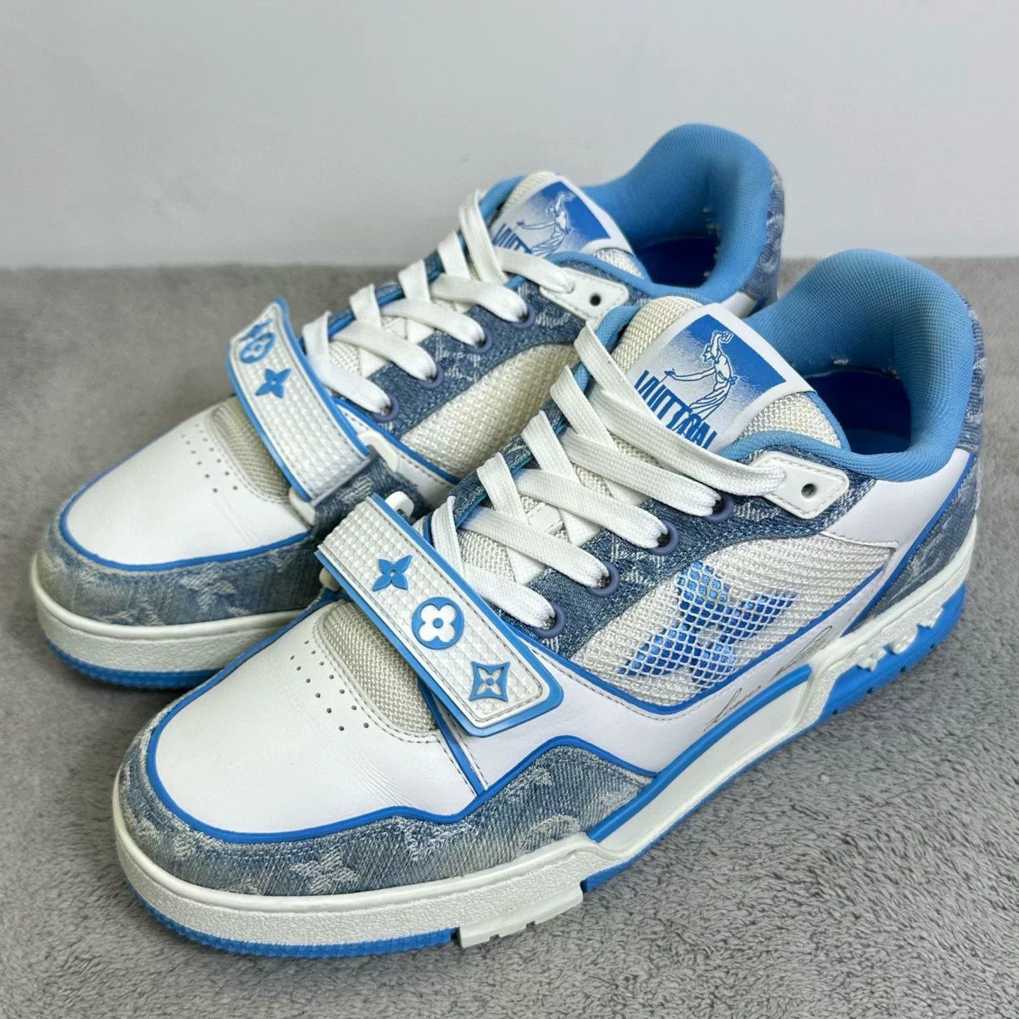 Louis Vuitton Louis Vuitton Monogram Denim Trainer Sneakers Size 7.5 Size US 7.5 / EU 40-41 - 2 Thumbnail