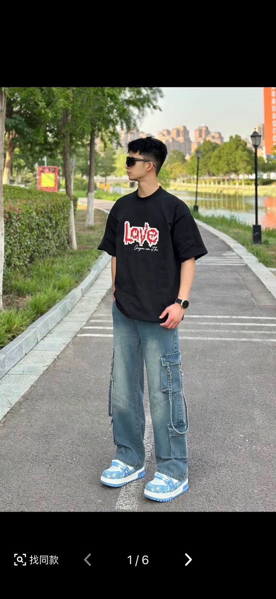 Louis Vuitton Louis Vuitton Trainer Maxi Denim Sneakers Size 8.5 Size US 8.5 / EU 41-42 - 9 Thumbnail