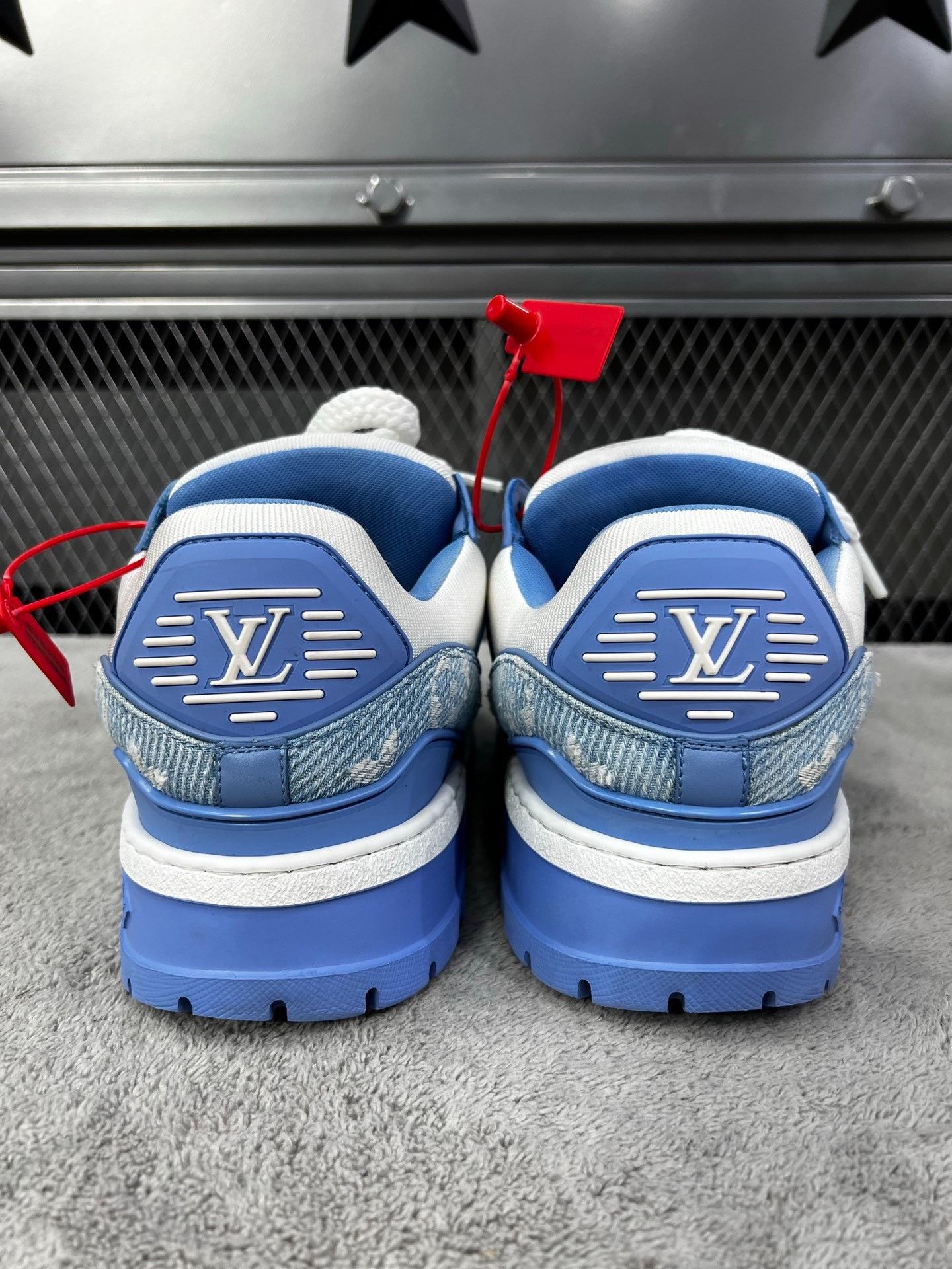 Louis Vuitton Louis Vuitton Trainer Maxi Denim Sneakers Size 8.5 Size US 8.5 / EU 41-42 - 7 Thumbnail
