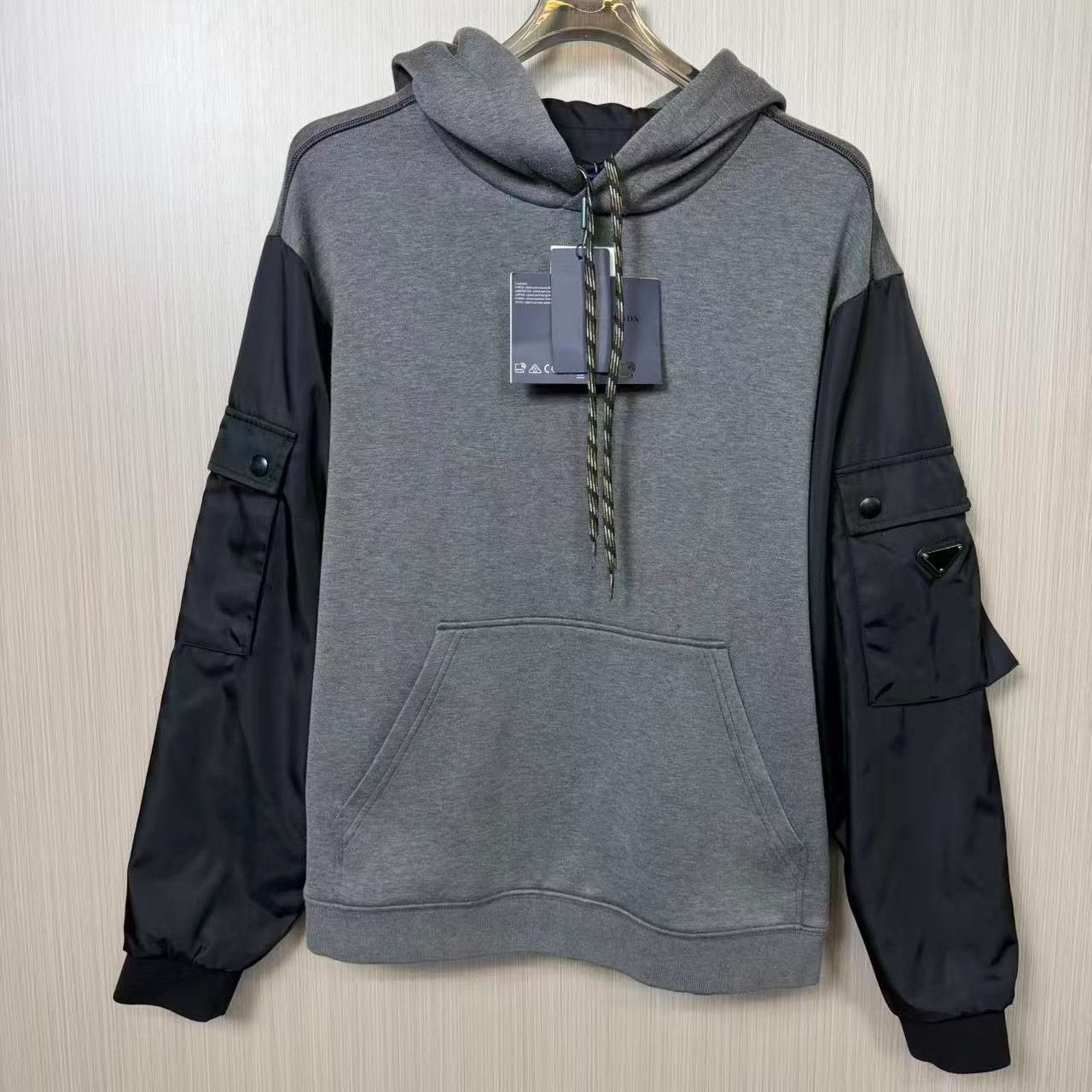 Prada Prada Technical Fabric Contrast Hoodie Size XL Size US XL / EU 56 / 4 - 2 Thumbnail