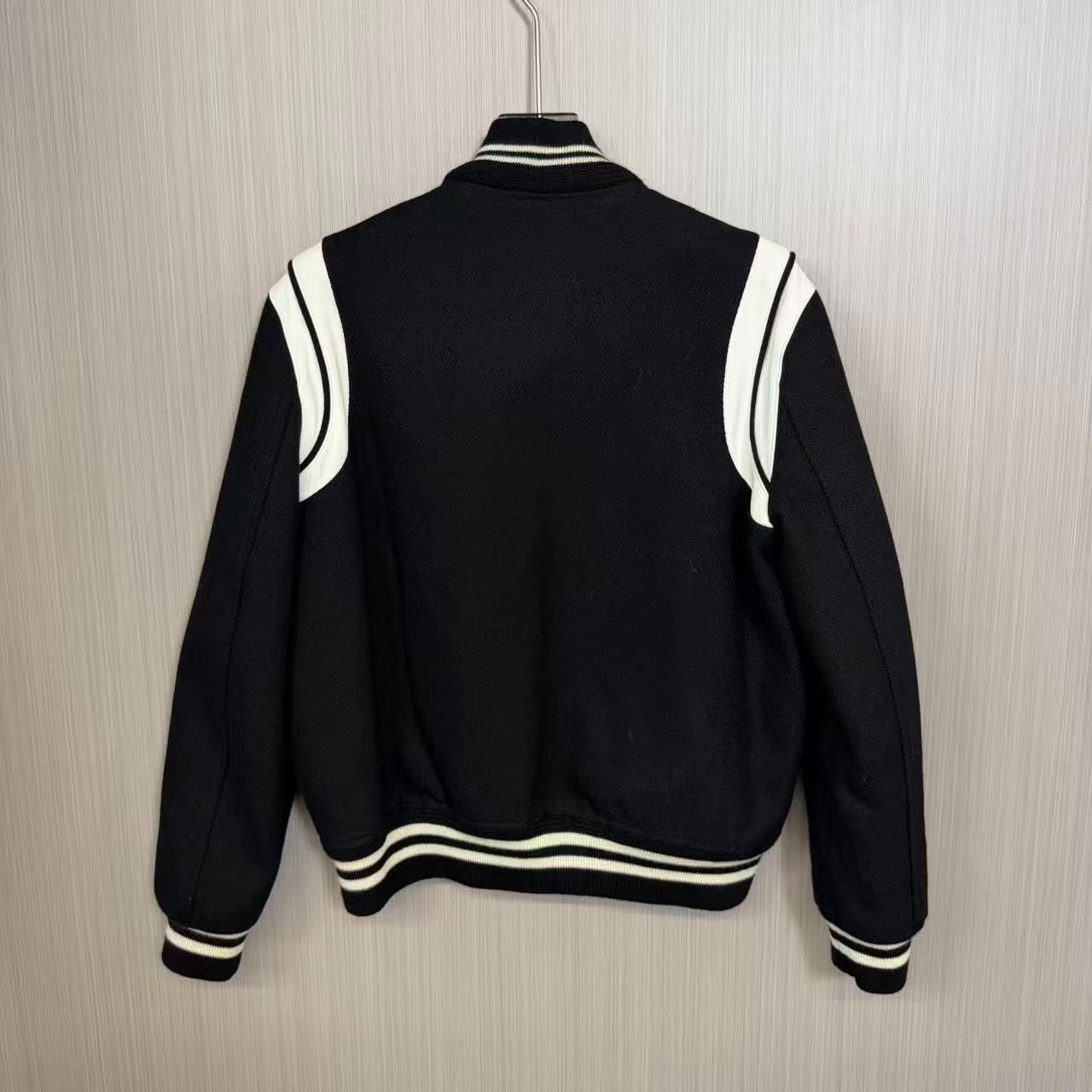 Saint Laurent Paris Saint Laurent Striped Varsity Jacket Size M Size US M / EU 48-50 / 2 - 3 Thumbnail
