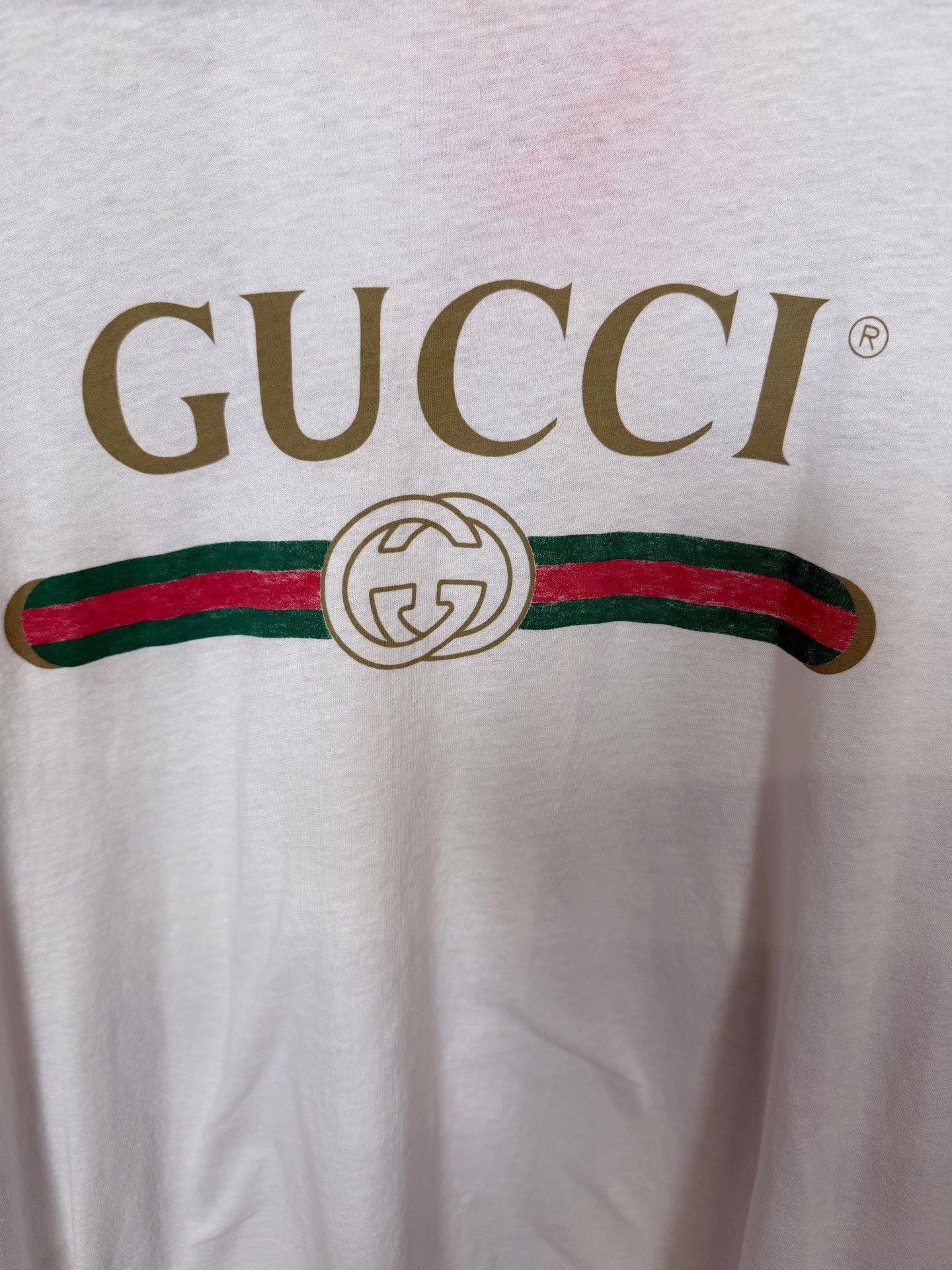 Gucci Gucci Logo Web Stripe T-Shirt Size S Size US S / EU 44-46 / 1 - 4 Thumbnail