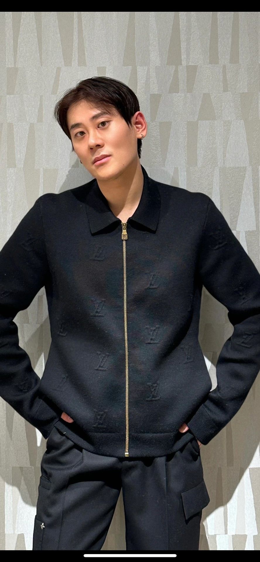 Louis Vuitton Louis Vuitton Monogram Wool Zip Jacket Size M Size US M / EU 48-50 / 2 - 7 Thumbnail