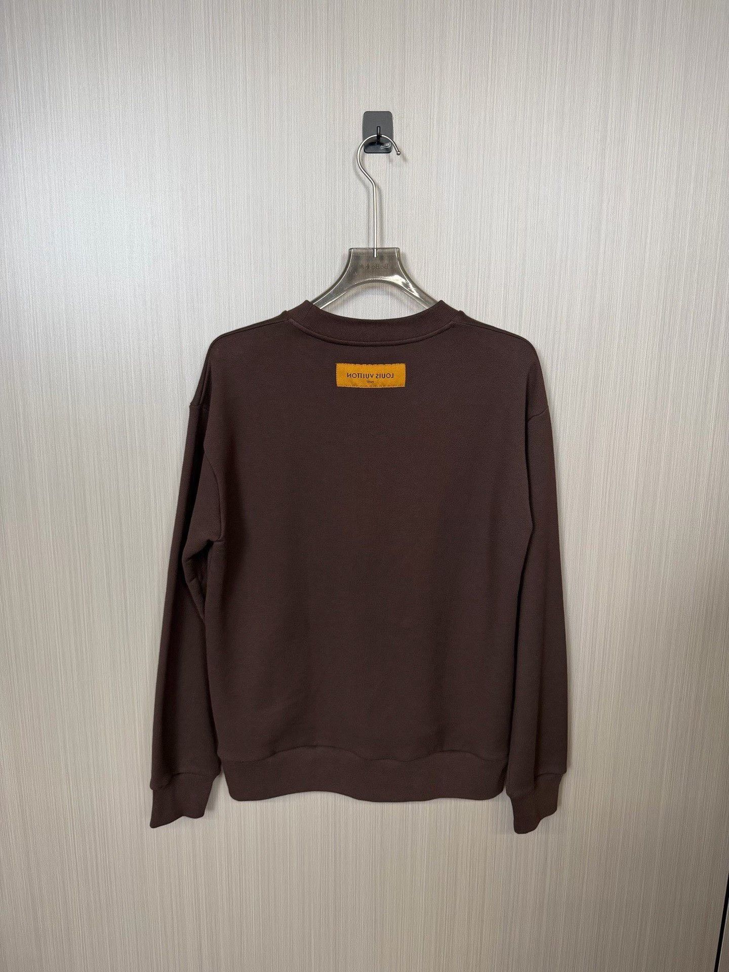Louis Vuitton Louis Vuitton Velvet Logo Sweatshirt Size M Size US M / EU 48-50 / 2 - 3 Thumbnail