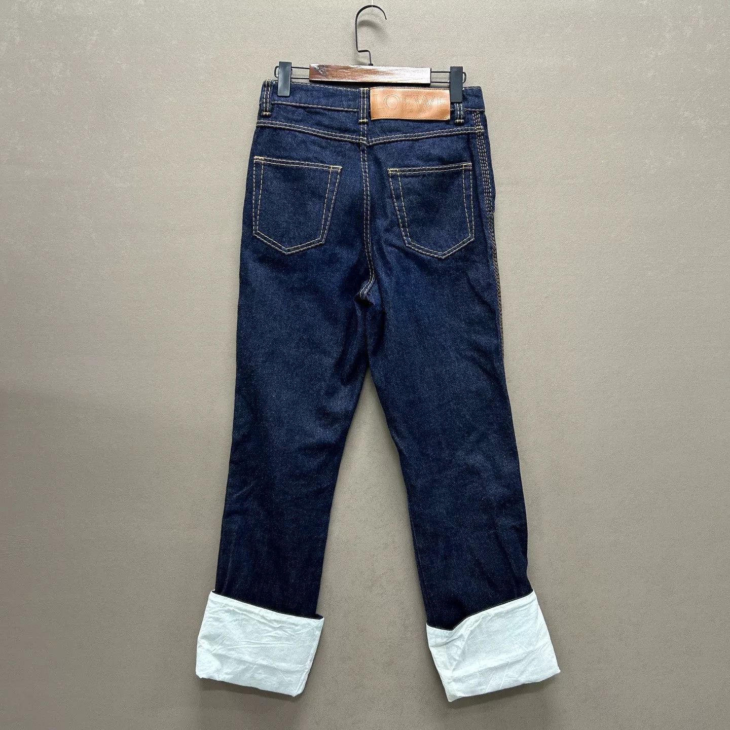 Loewe Loewe Contrast Cuff Jeans Size 34 Size 24" / US 00 / IT 34 - 3 Thumbnail
