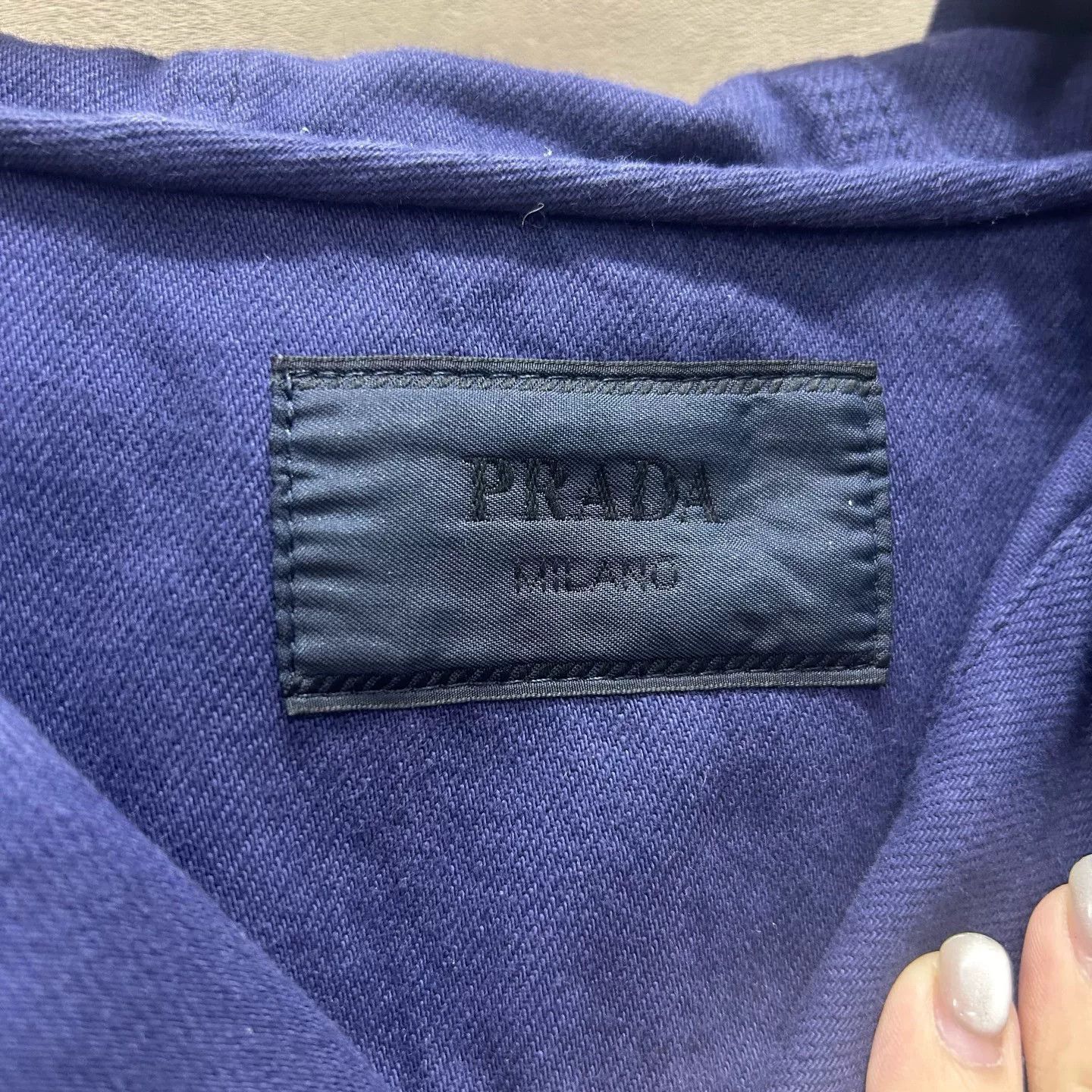 Prada Prada Enamel Logo Hooded Light Jacket Size L Size US L / EU 52-54 / 3 - 5 Thumbnail