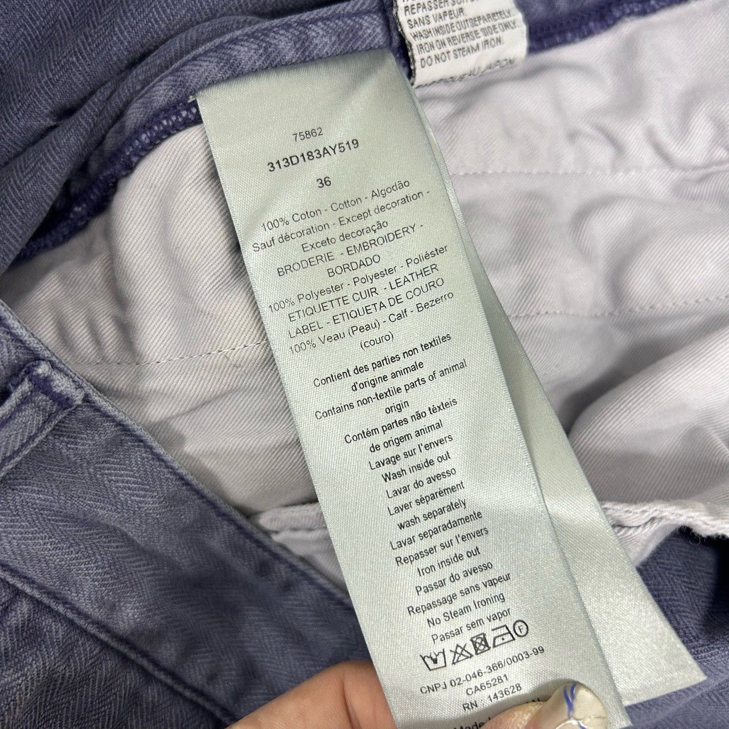 Dior Dior Embroidered Cargo Jeans Size 36 Size US 36 / EU 52 - 5 Thumbnail
