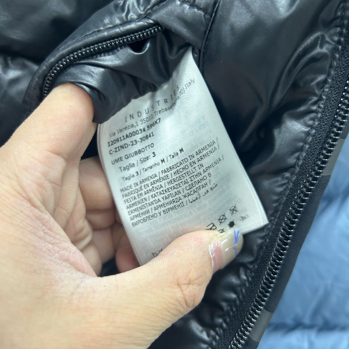 Moncler Moncler Light Blue Down Puffer Jacket Size L Size US L / EU 52-54 / 3 - 6 Thumbnail