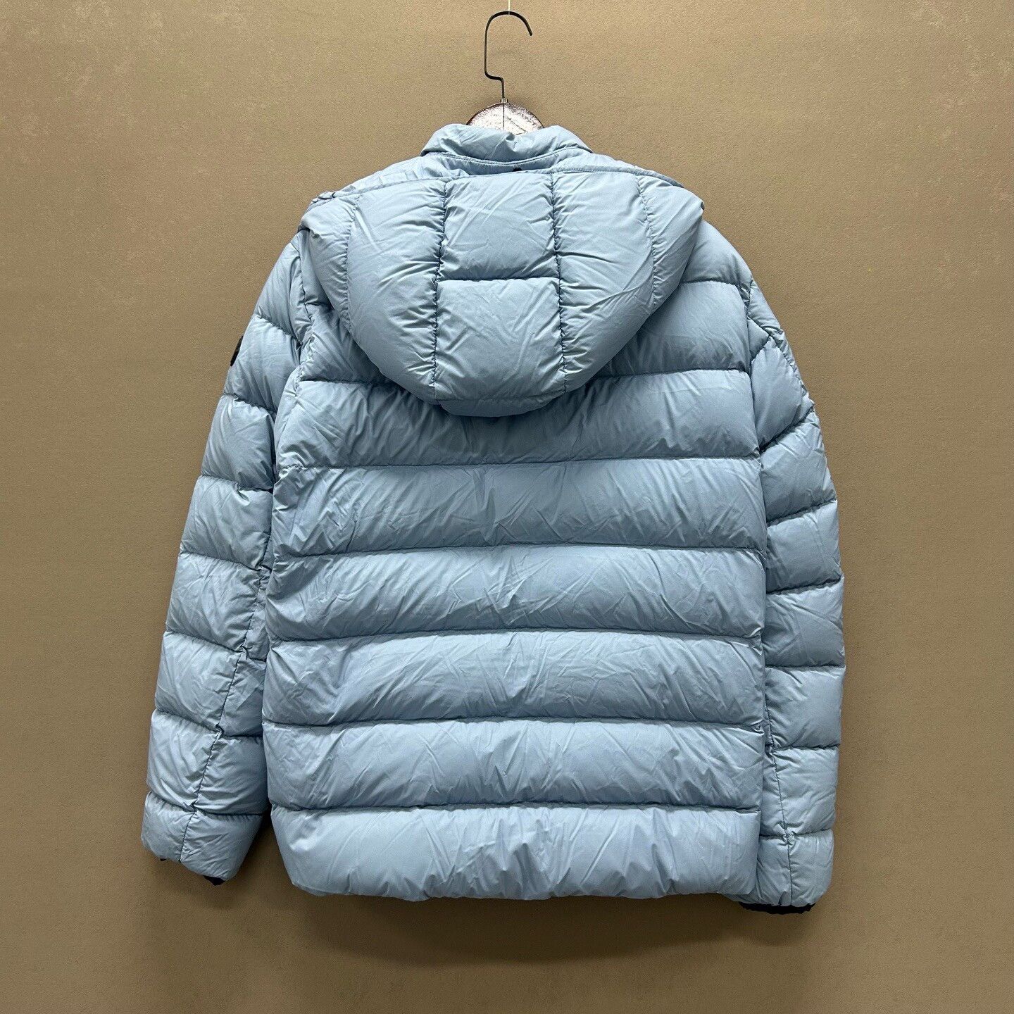 Moncler Moncler Light Blue Down Puffer Jacket Size L Size US L / EU 52-54 / 3 - 3 Thumbnail