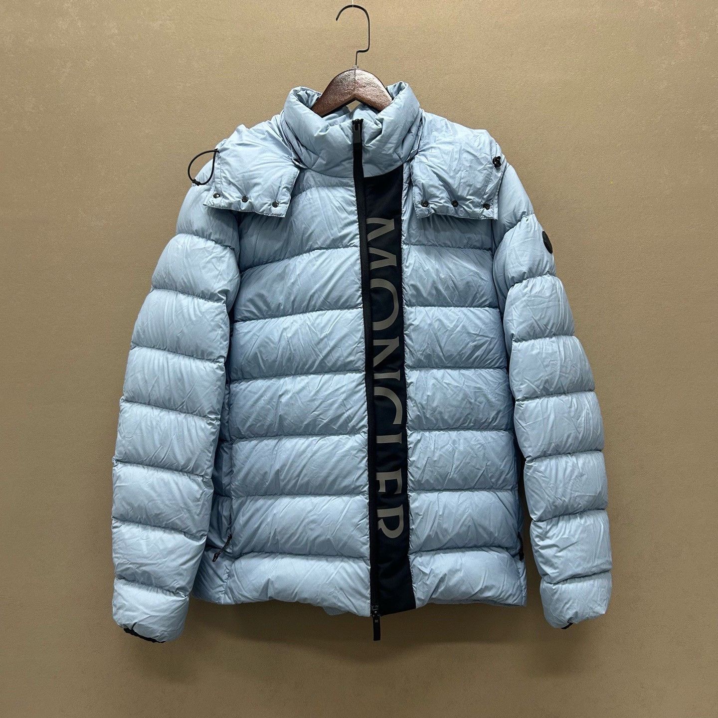 Moncler Moncler Light Blue Down Puffer Jacket Size L Size US L / EU 52-54 / 3 - 2 Thumbnail