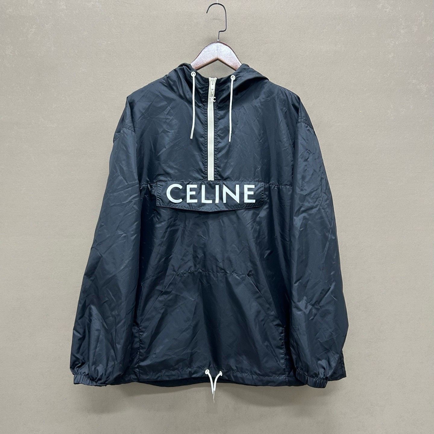 Celine CELINE Logo Windbreaker Size 52 Size US L / EU 52-54 / 3 - 2 Thumbnail