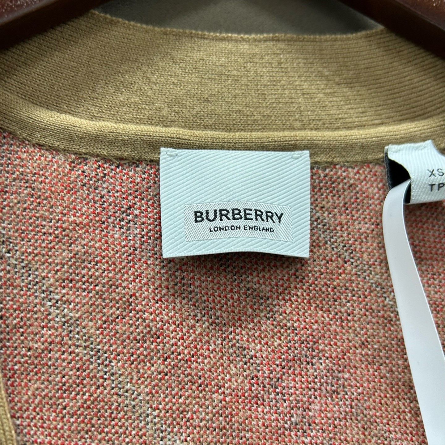 Burberry Burberry Diagonal Check Cardigan Size XS Size US XS / EU 42 / 0 - 4 Thumbnail