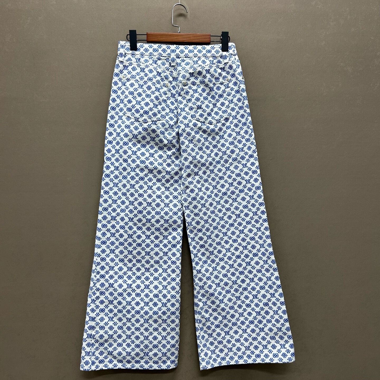 Louis Vuitton Louis Vuitton Monogram Print Jeans Size 36 Size 26" / US 2 / IT 38 - 3 Thumbnail