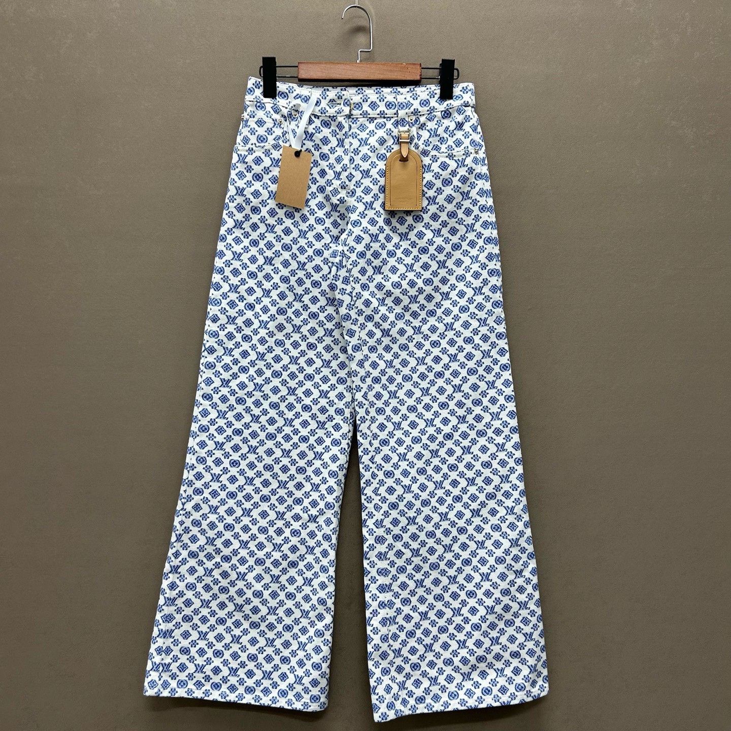 Louis Vuitton Louis Vuitton Monogram Print Jeans Size 36 Size 26" / US 2 / IT 38 - 2 Thumbnail