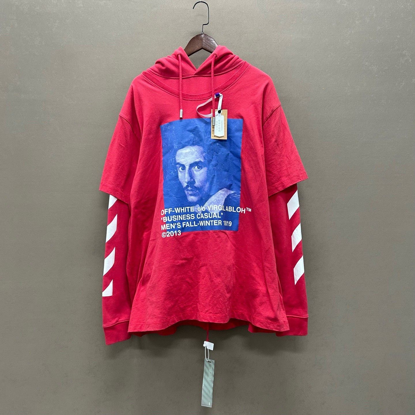 Off-White Off-White Portrait Print Hoodie Size XL Size US XL / EU 56 / 4 - 2 Thumbnail