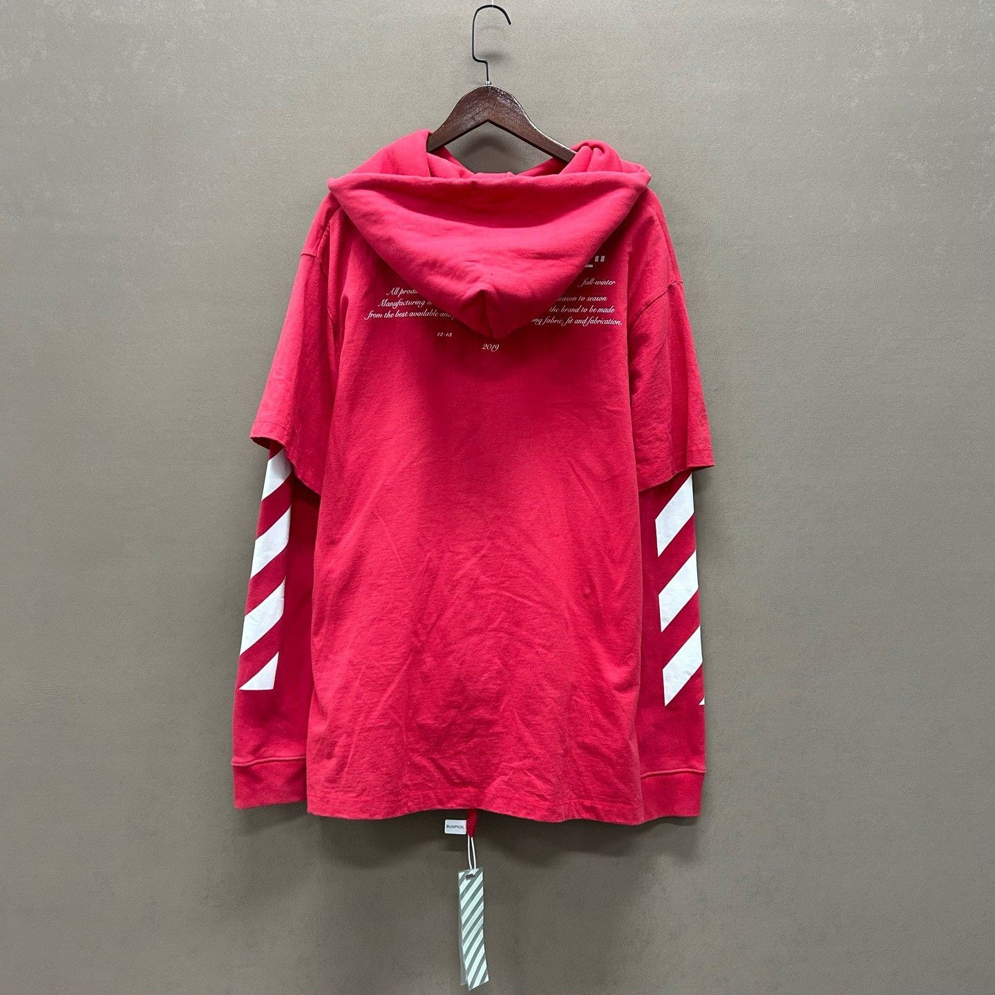 Off-White Off-White Portrait Print Hoodie Size XL Size US XL / EU 56 / 4 - 3 Thumbnail