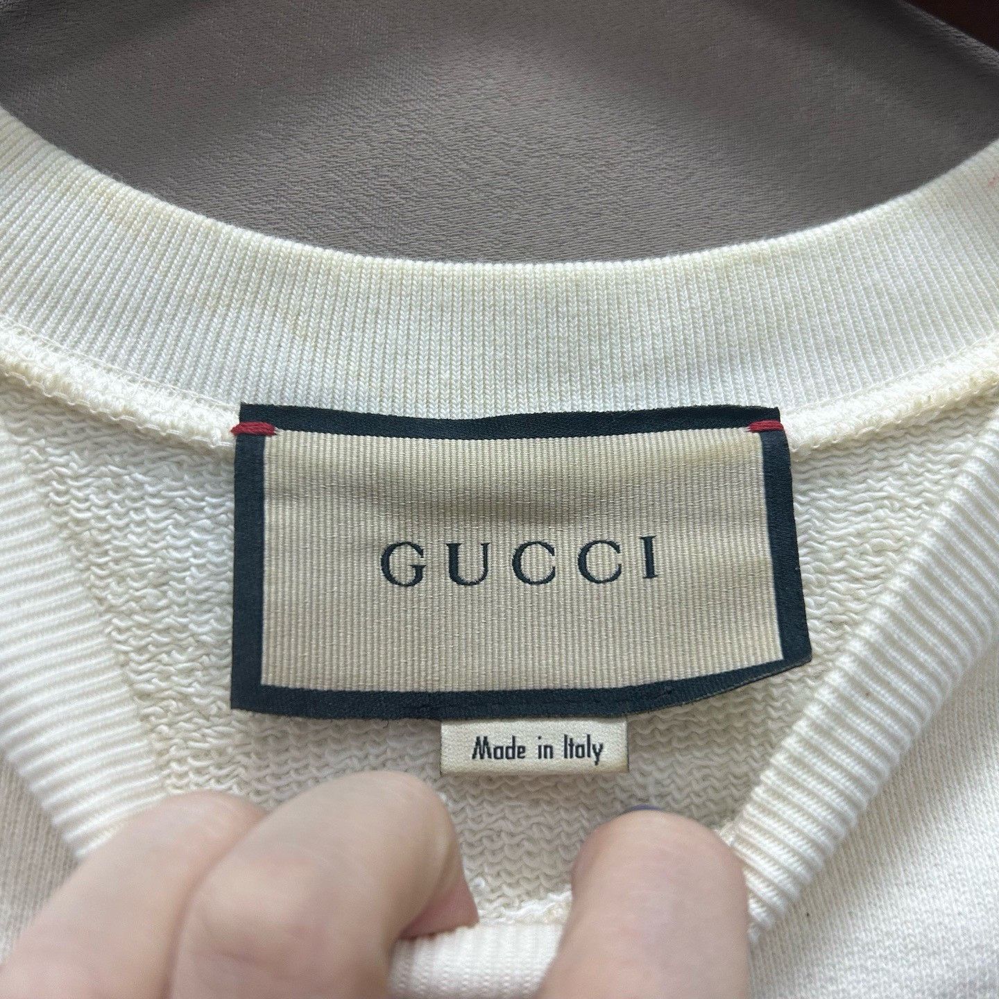 Gucci Gucci Logo Print Sweatshirt Size M Size US M / EU 48-50 / 2 - 4 Thumbnail