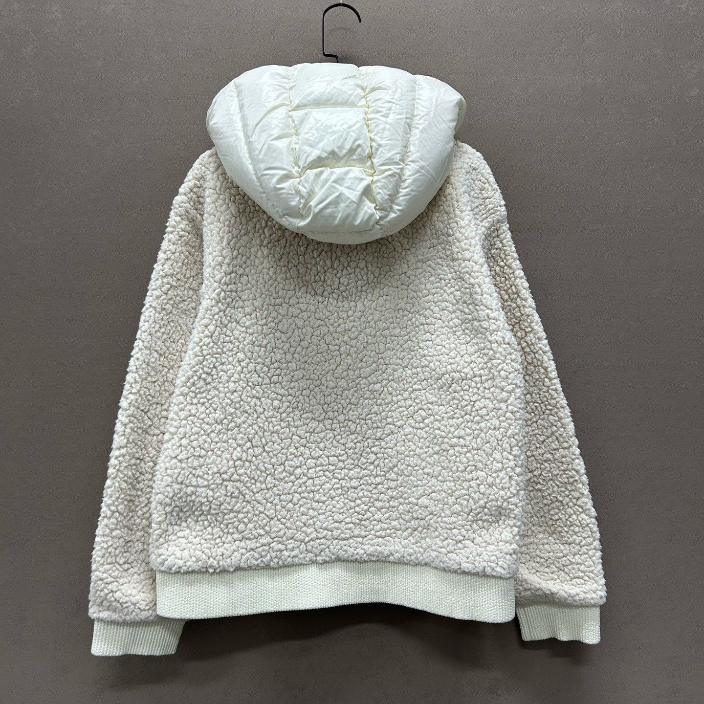 Moncler Moncler Sherpa Down Mixed Media Jacket Size M Size US M / EU 48-50 / 2 - 3 Thumbnail