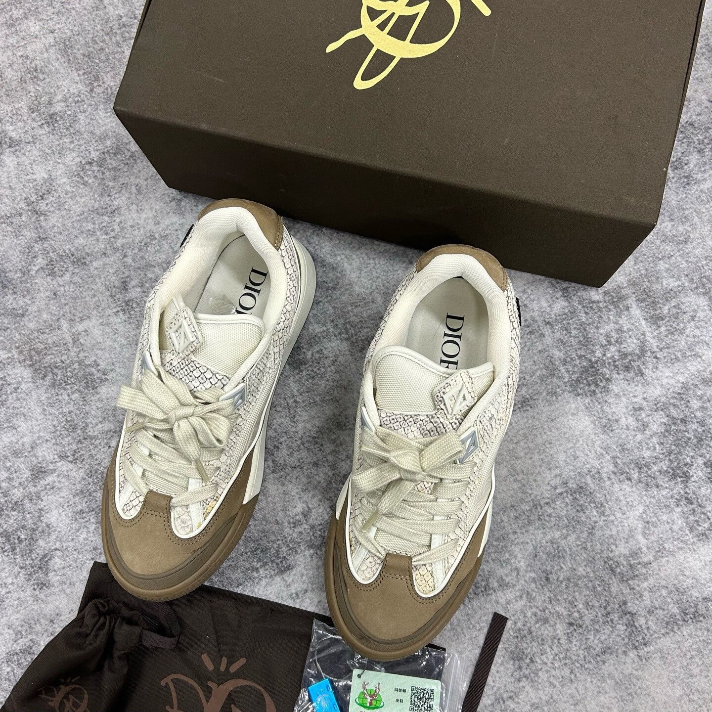 Dior Dior x Cactus Jack B713 Sneakers Size 10 Size US 10 / EU 43 - 2 Thumbnail