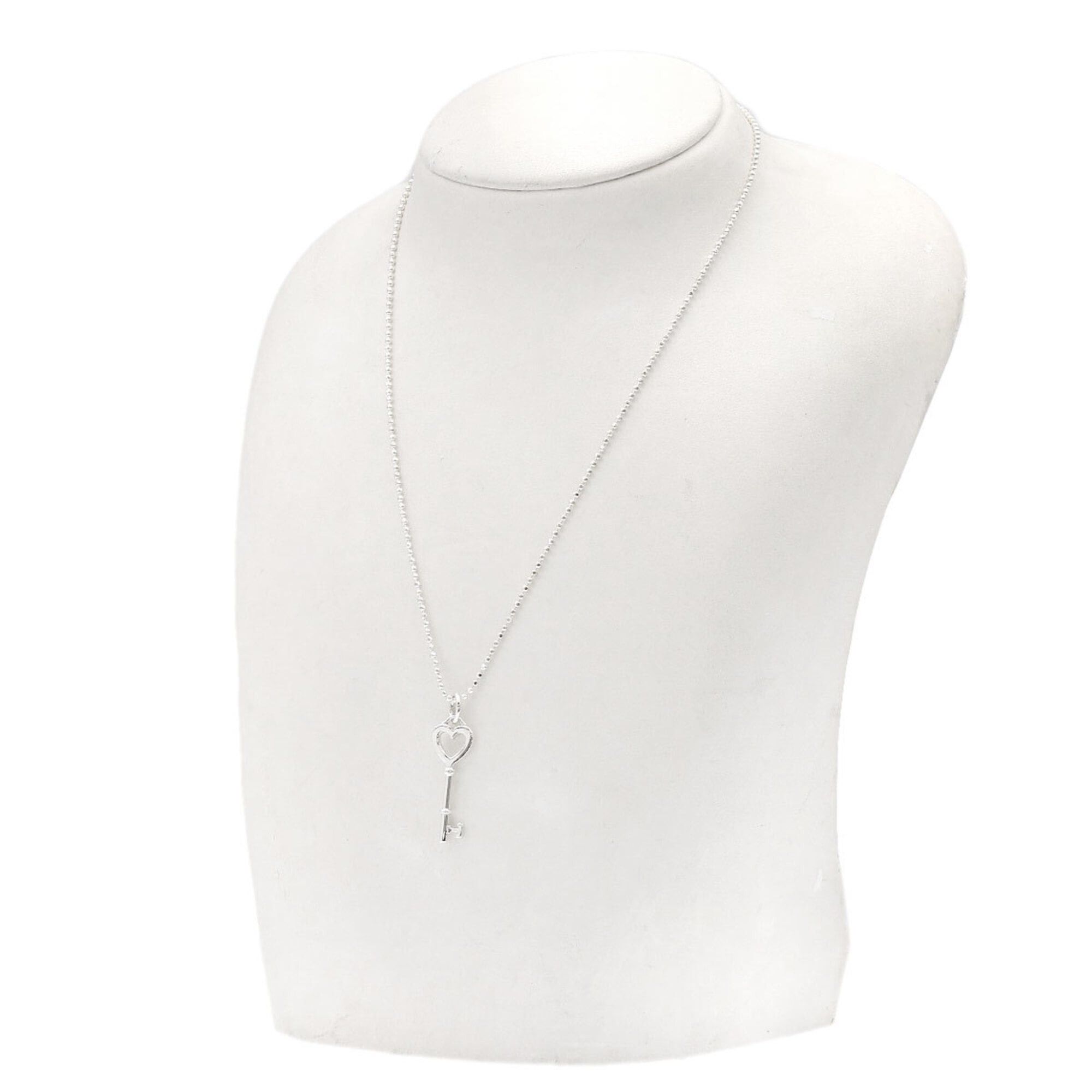 Tiffany & Co. Tiffany & Co. Heart Key Necklace, Silver, Women's. Size ONE SIZE - 5 Thumbnail