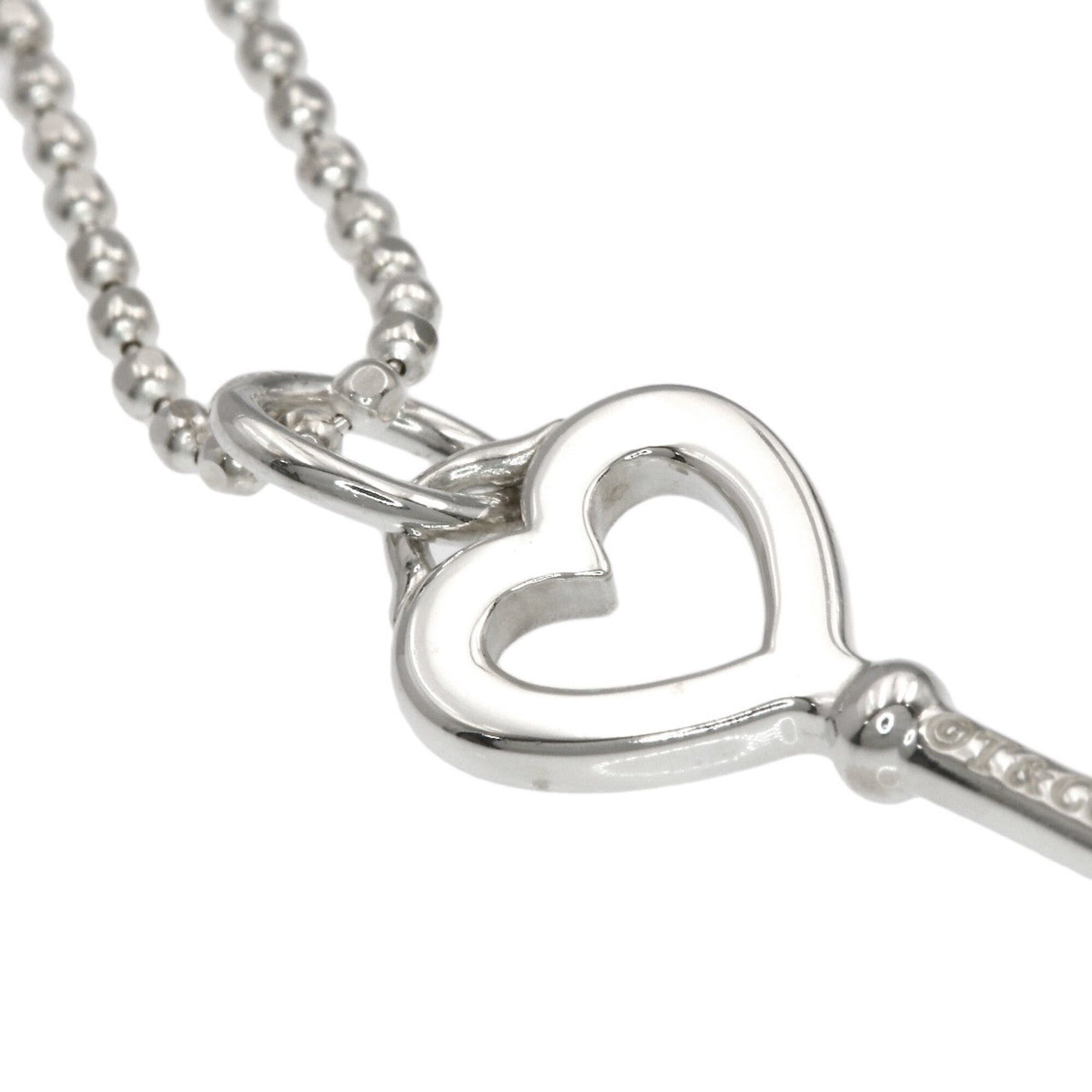 Tiffany & Co. Tiffany & Co. Heart Key Necklace, Silver, Women's. Size ONE SIZE - 6 Thumbnail