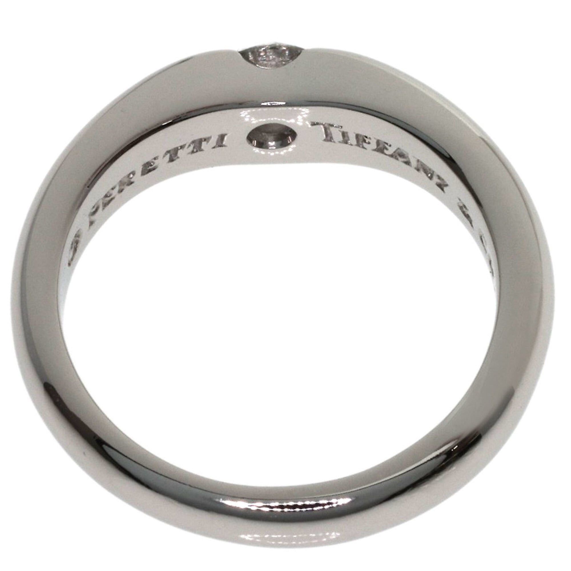 Tiffany & Co. Tiffany & Co. Elsa Peretti 1P Diamond Ring, Platinum PT950, Women's. Size ONE SIZE - 4 Thumbnail