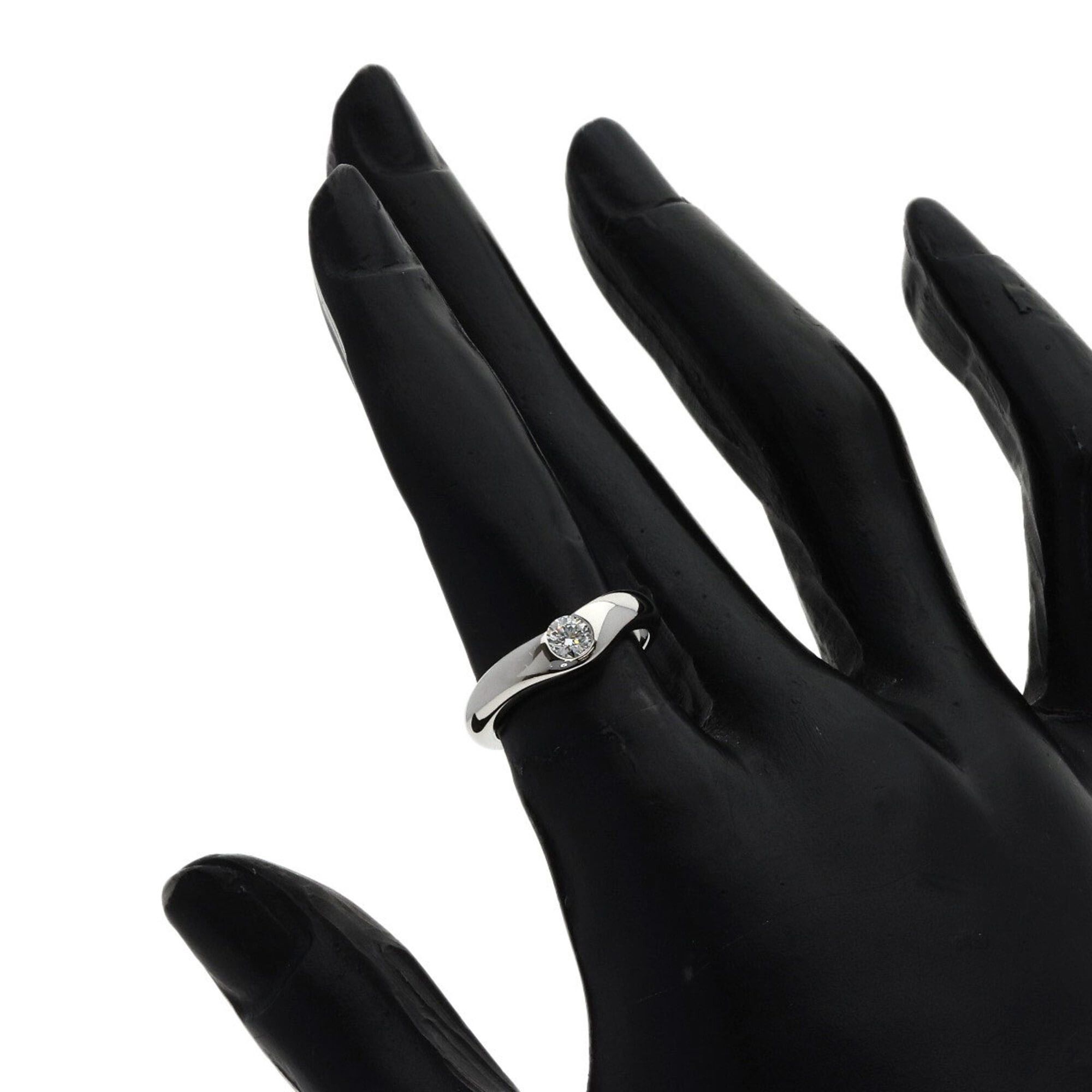 Tiffany & Co. Tiffany & Co. Elsa Peretti 1P Diamond Ring, Platinum PT950, Women's. Size ONE SIZE - 7 Thumbnail