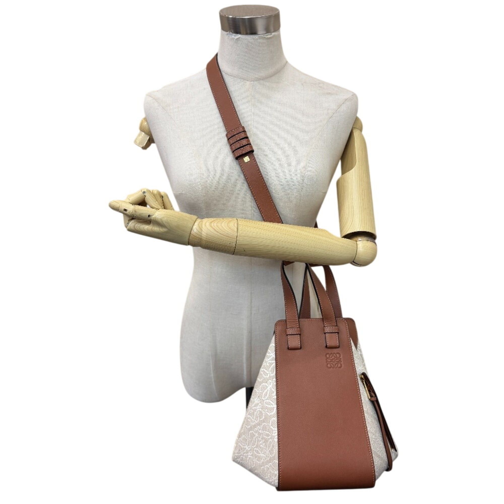 Loewe LOEWE Hammock Medium 2-Way Handbag/Shoulder Bag, White Size ONE SIZE - 14 Thumbnail