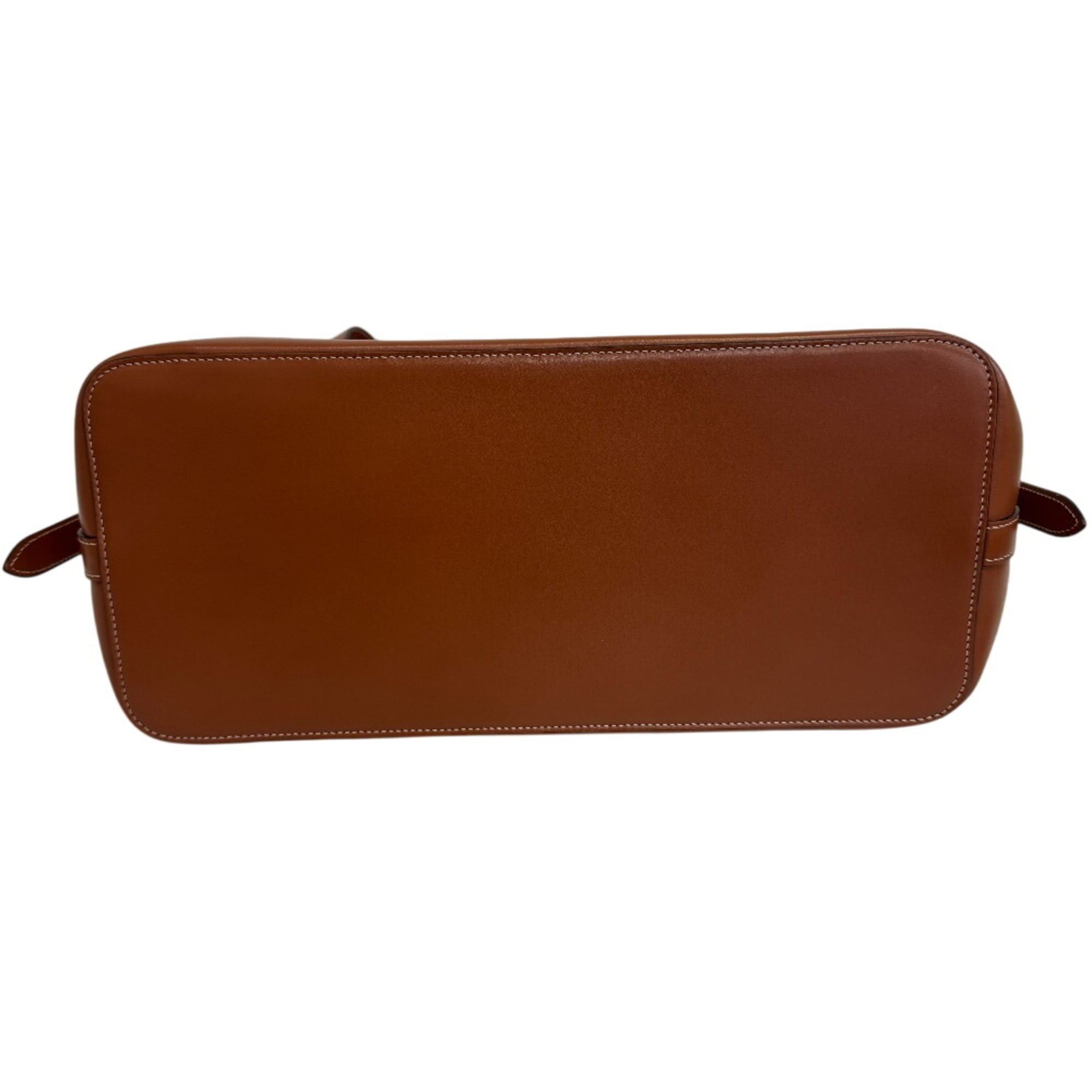 Celine CELINE Cabas de France 2-way Handbag/Shoulder Bag with Leather Trim, Beige Size ONE SIZE - 5 Thumbnail