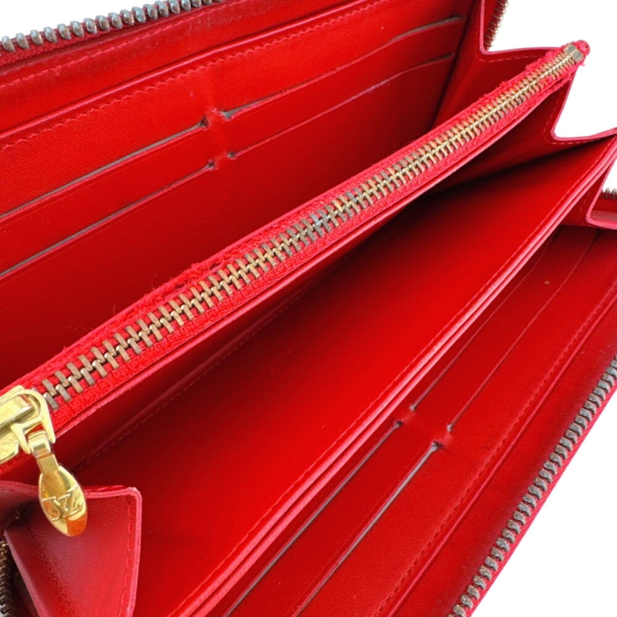 Louis Vuitton LOUIS VUITTON M90200 Zippy Wallet, Round Zipper, Vernis Leather, Long Red Size ONE SIZE - 8 Thumbnail