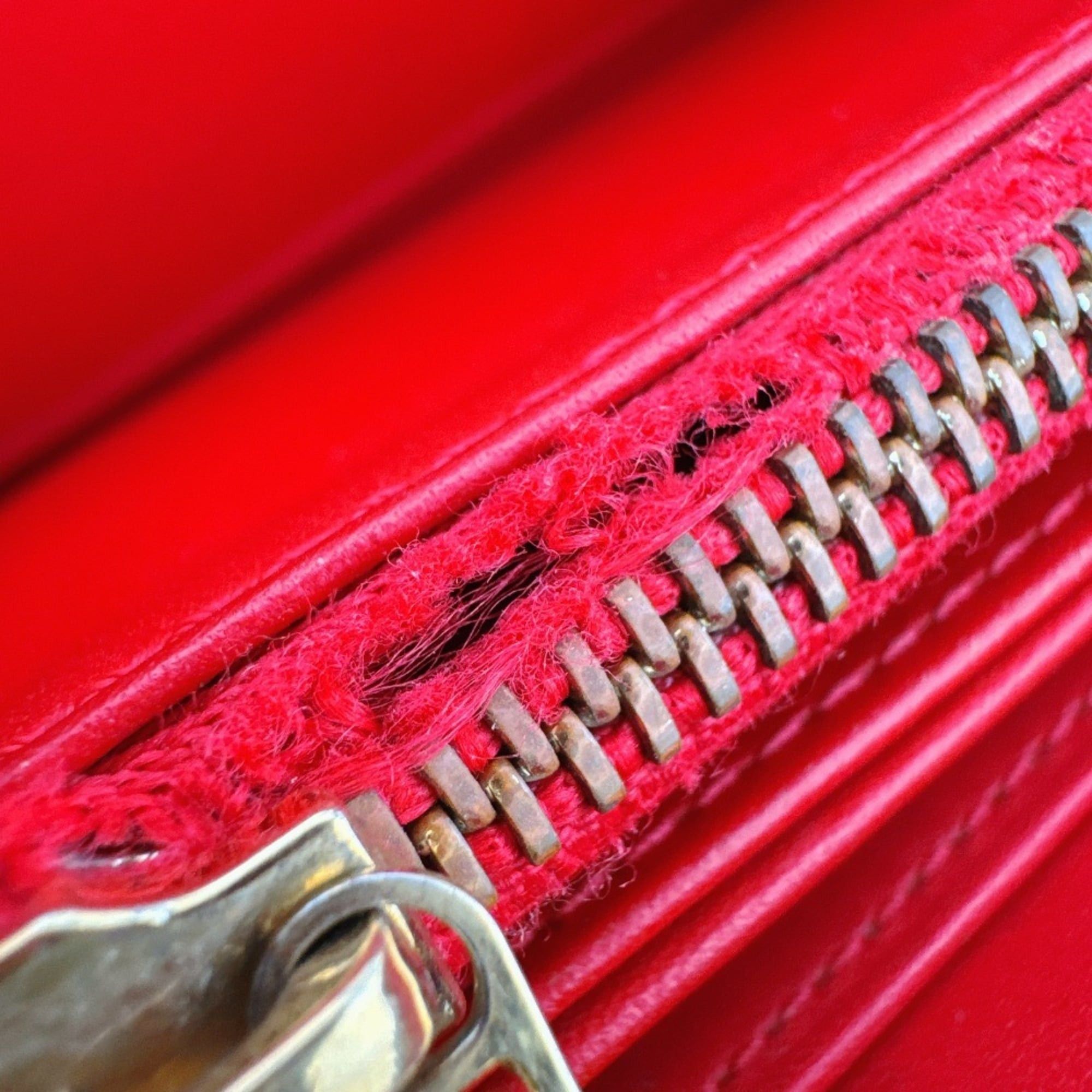 Louis Vuitton LOUIS VUITTON M90200 Zippy Wallet, Round Zipper, Vernis Leather, Long Red Size ONE SIZE - 10 Thumbnail
