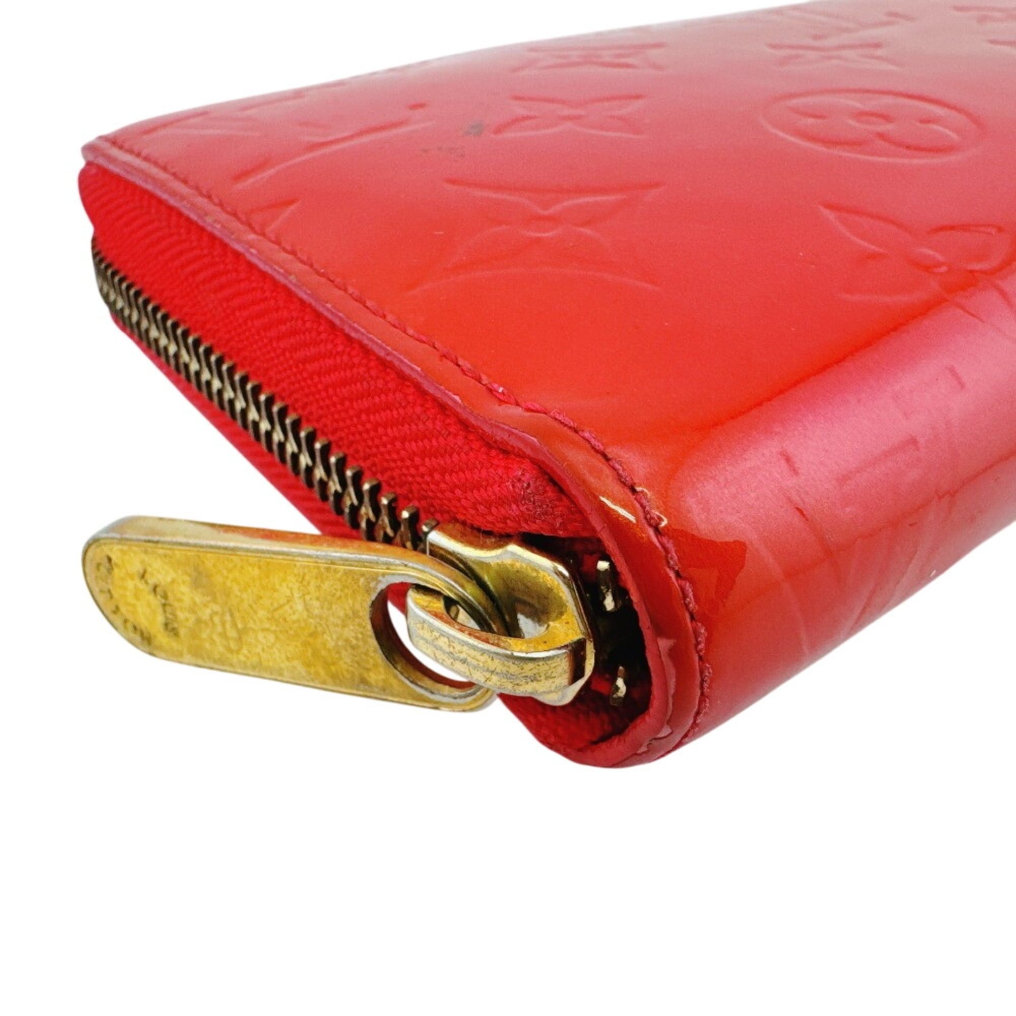 Louis Vuitton LOUIS VUITTON M90200 Zippy Wallet, Round Zipper, Vernis Leather, Long Red Size ONE SIZE - 3 Thumbnail