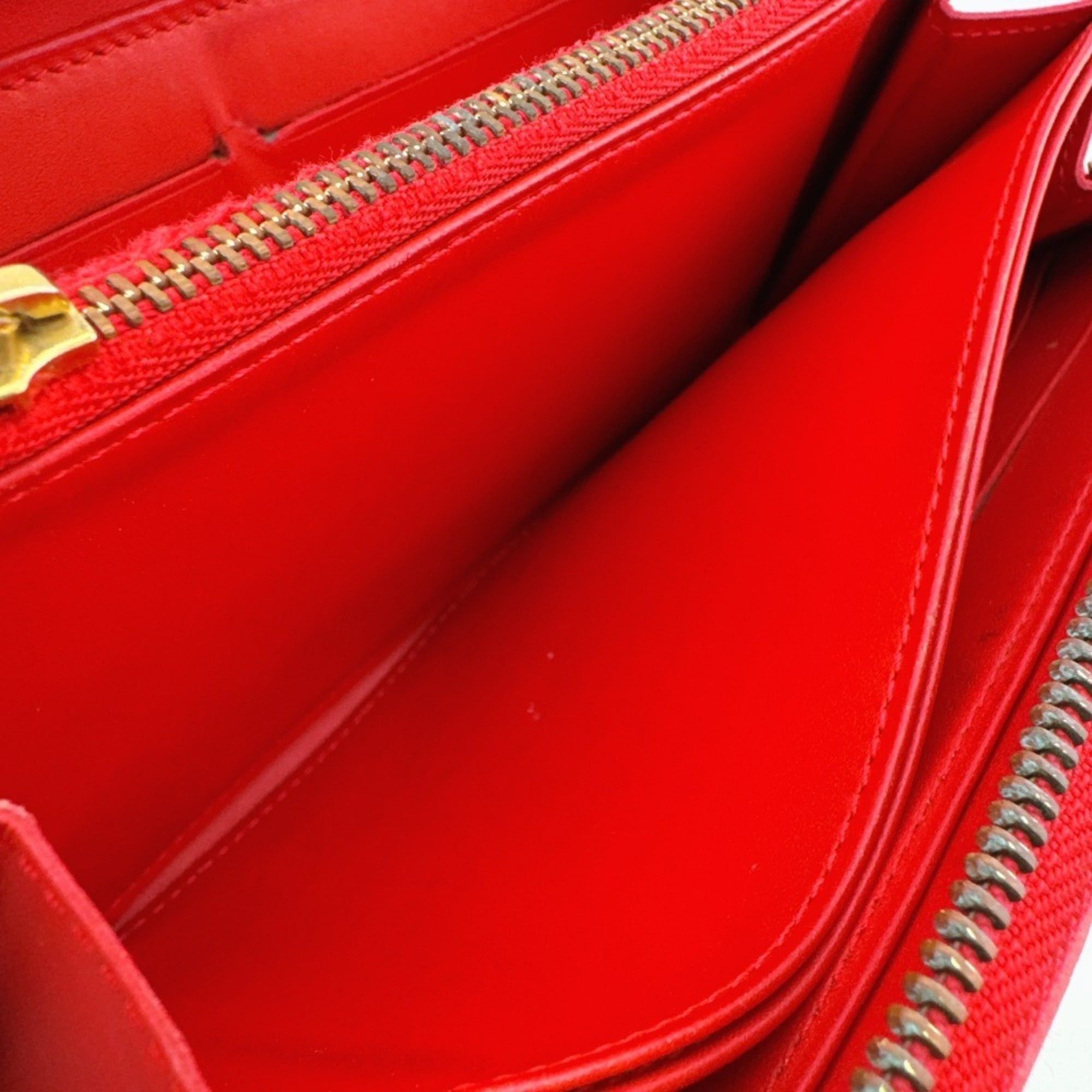 Louis Vuitton LOUIS VUITTON M90200 Zippy Wallet, Round Zipper, Vernis Leather, Long Red Size ONE SIZE - 14 Thumbnail